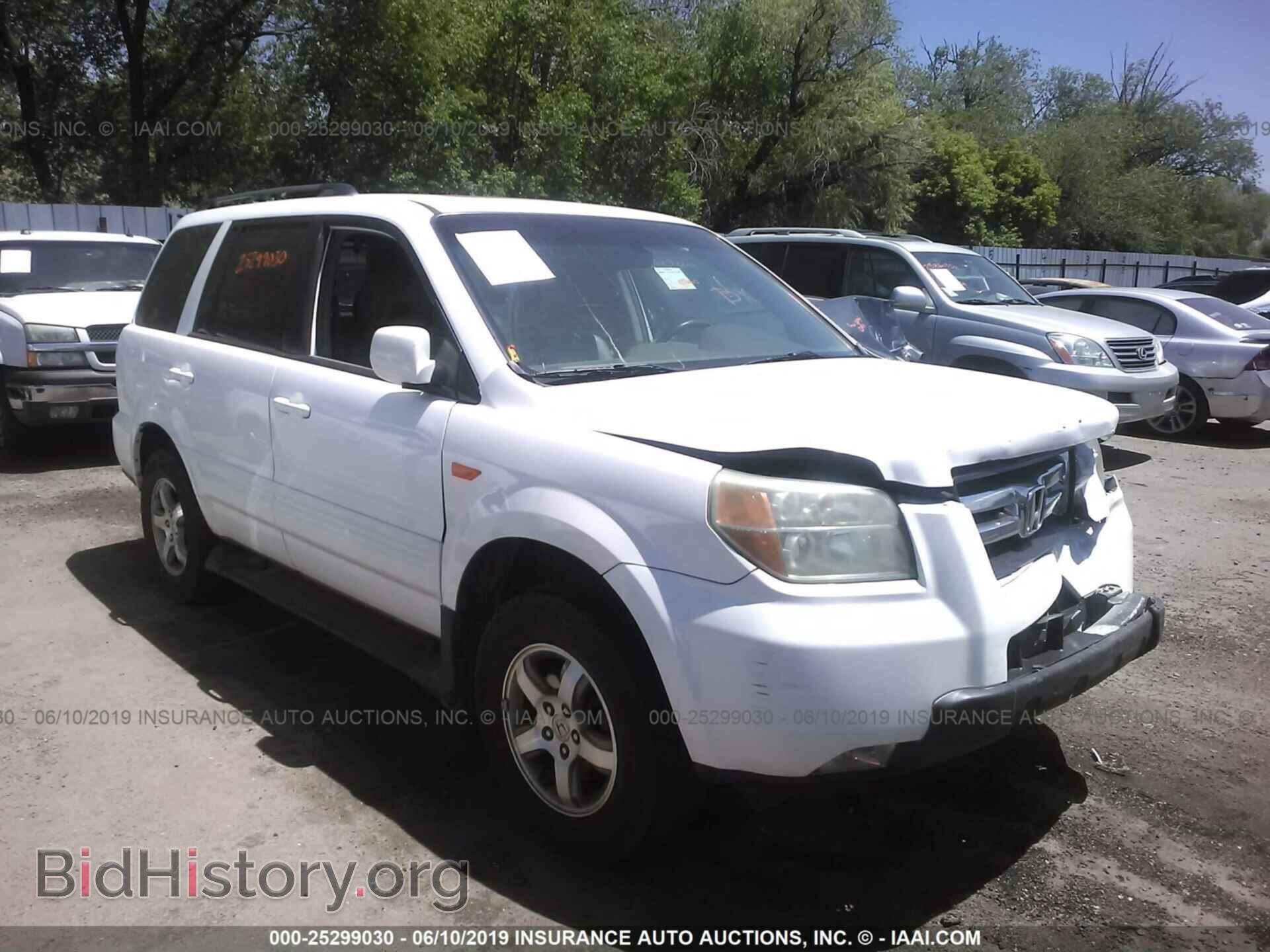 Photo 5FNYF285X6B048080 - HONDA PILOT 2006