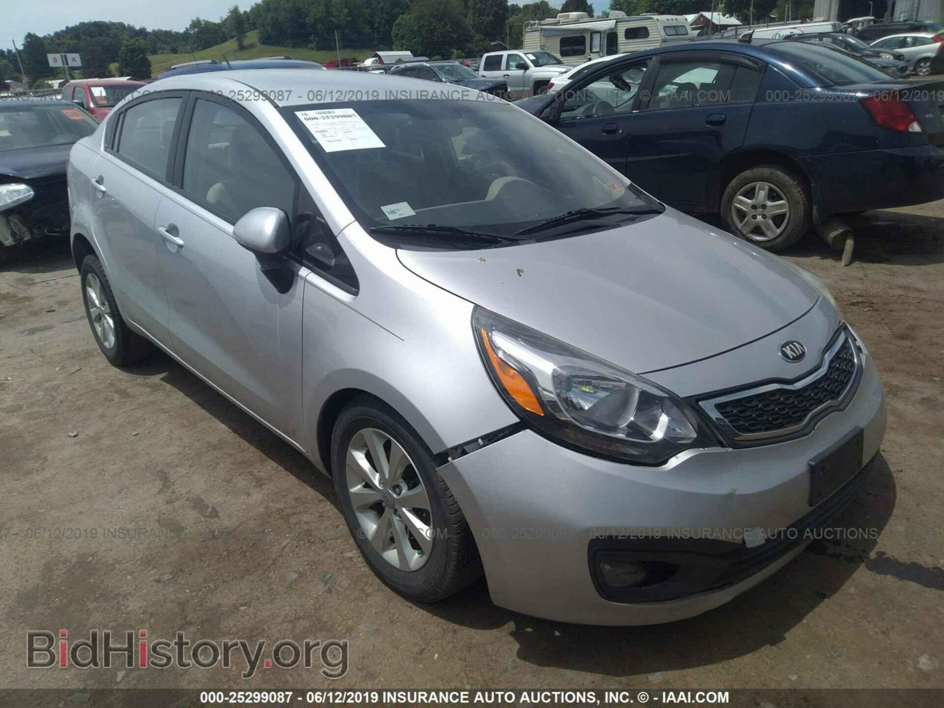 Фотография KNADN4A34D6231700 - KIA RIO 2013