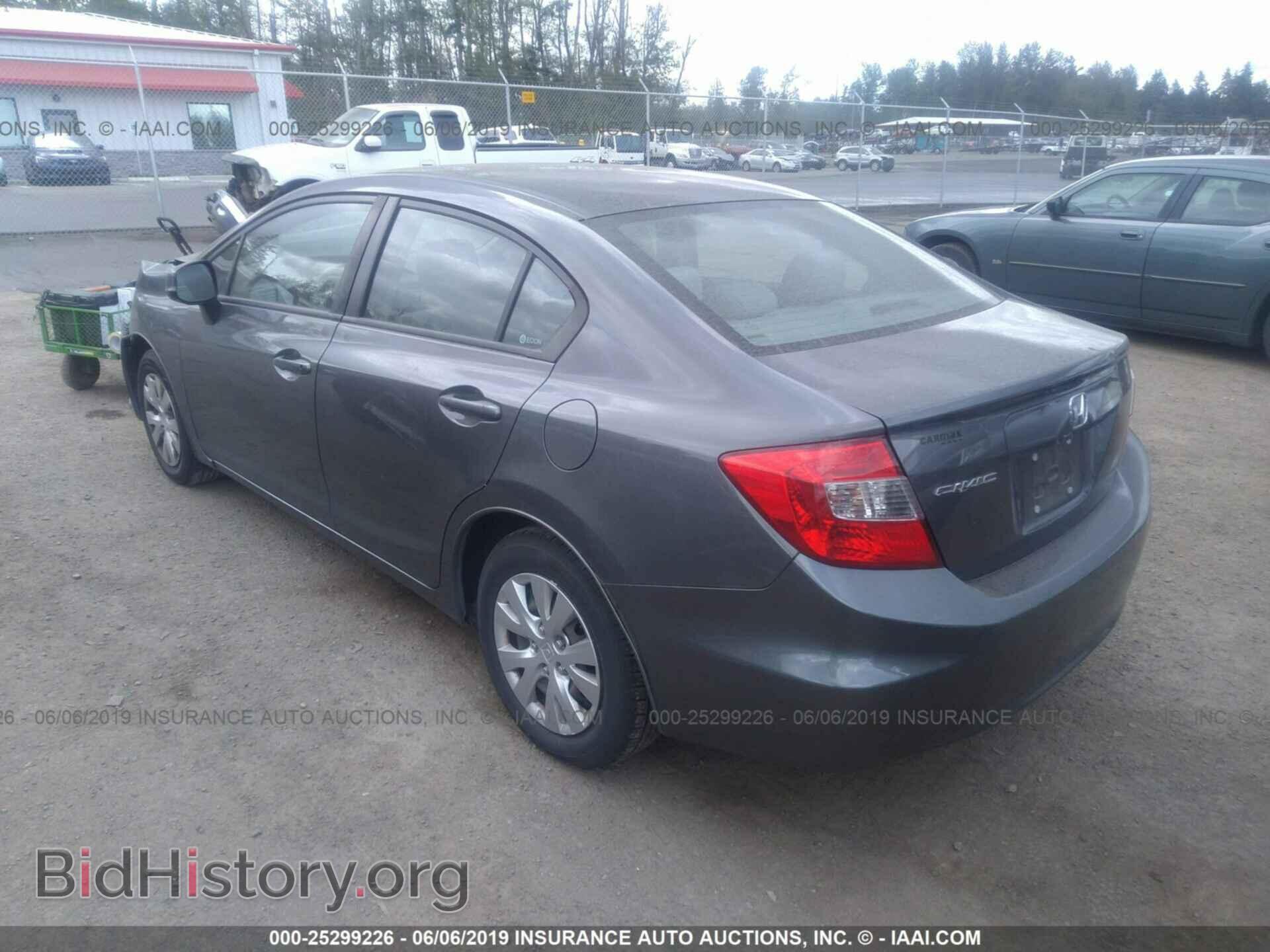 2012 HONDA CIVIC - VIN: 2HGFB2F53CH524036 - Фото 3