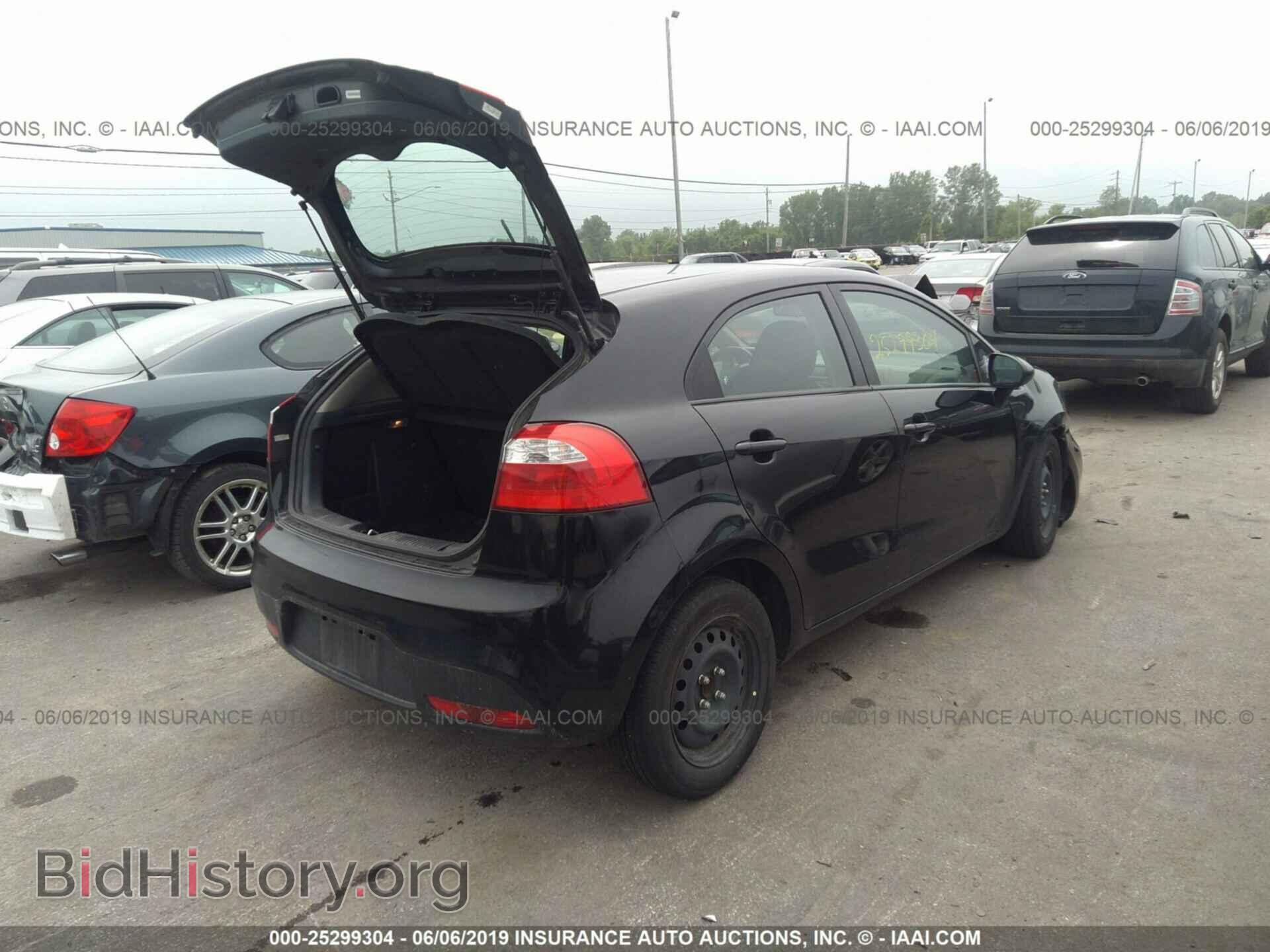 2014 KIA RIO - VIN: KNADM5A34E6358487 - Фото 4