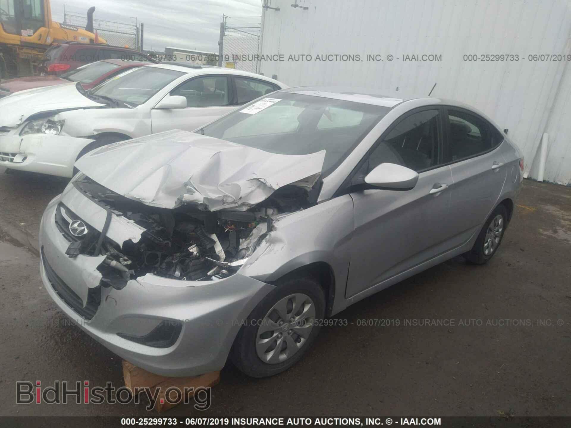 2016 HYUNDAI ACCENT - VIN: KMHCT4AE0GU072286 - Фото 2