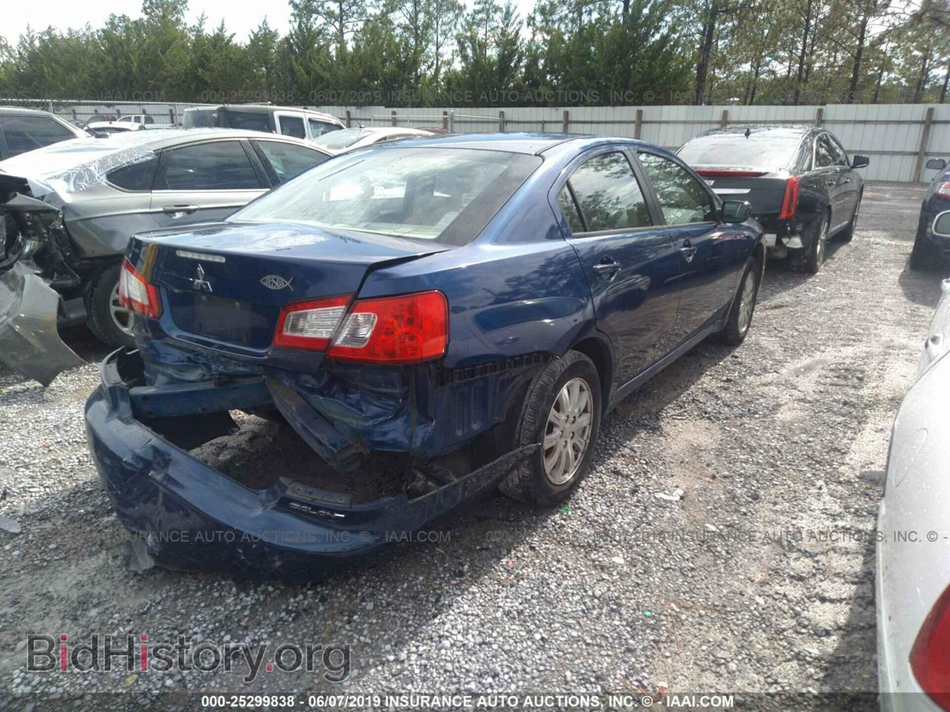 2009 MITSUBISHI GALANT - VIN: 4A3AB36F69E036591 - Фото 4