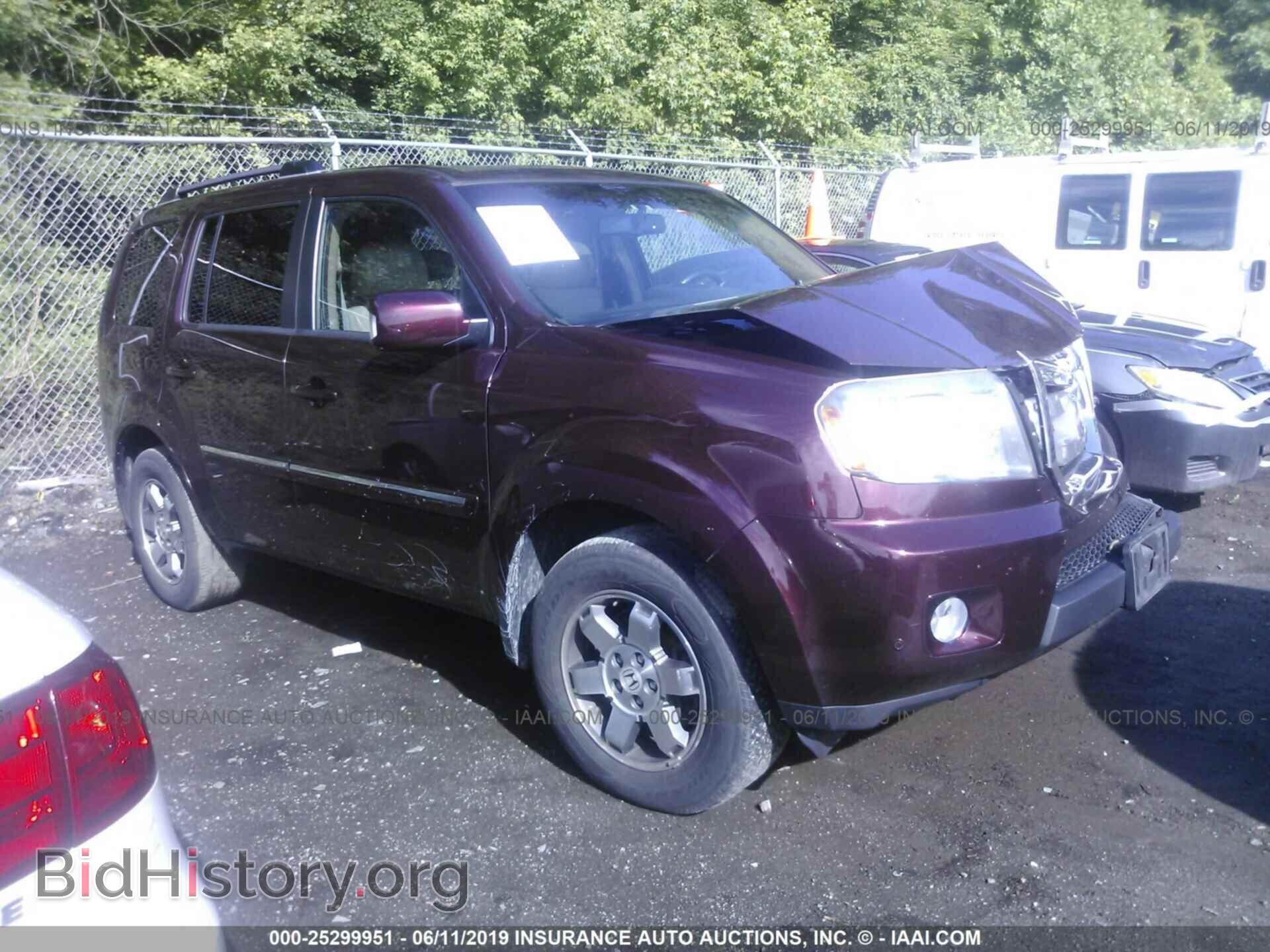 Фотография 5FNYF4H97BB062060 - HONDA PILOT 2011