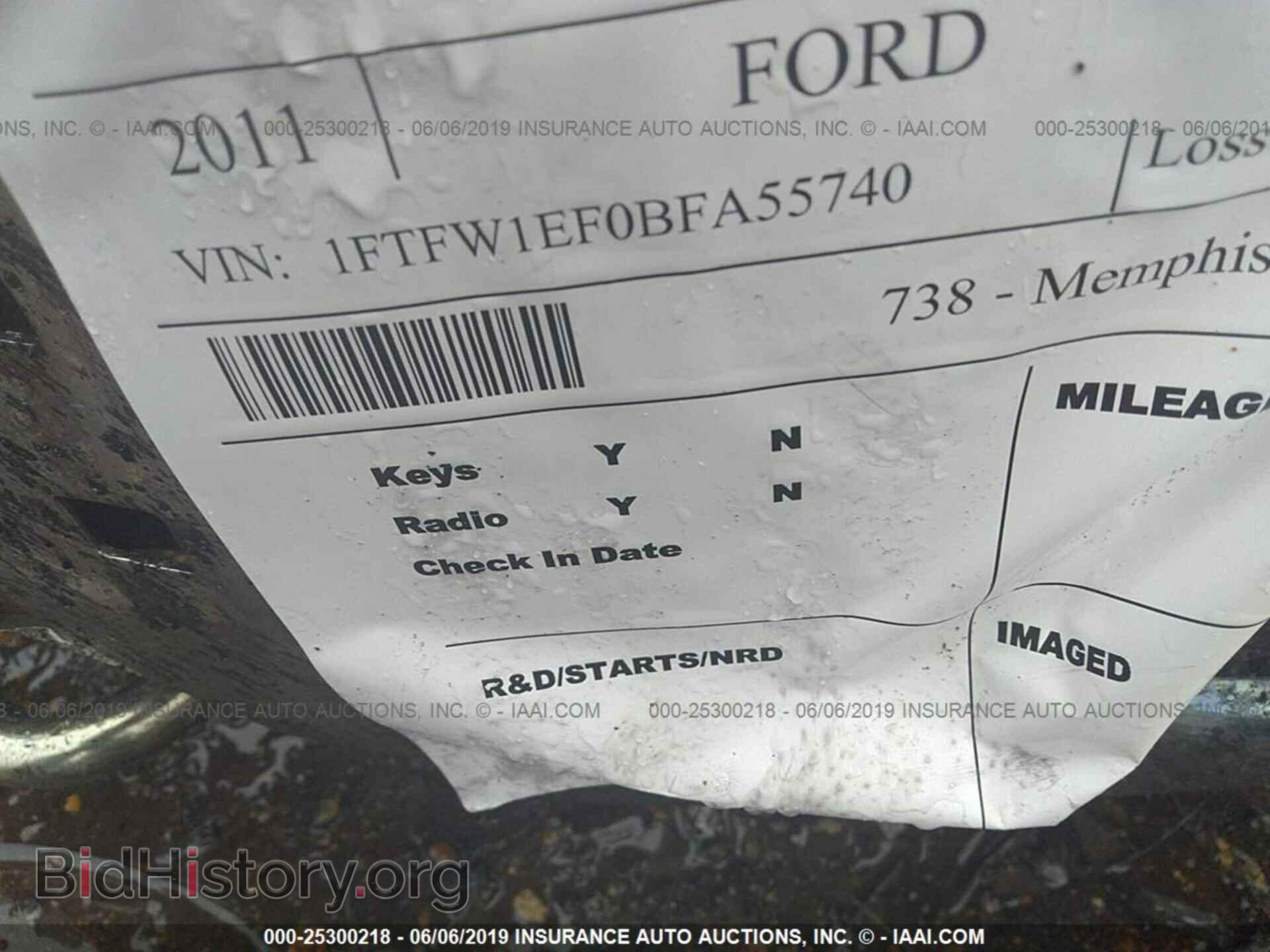 2011 FORD F150 - VIN: 1FTFW1EF0BFA55740 - Фото 9