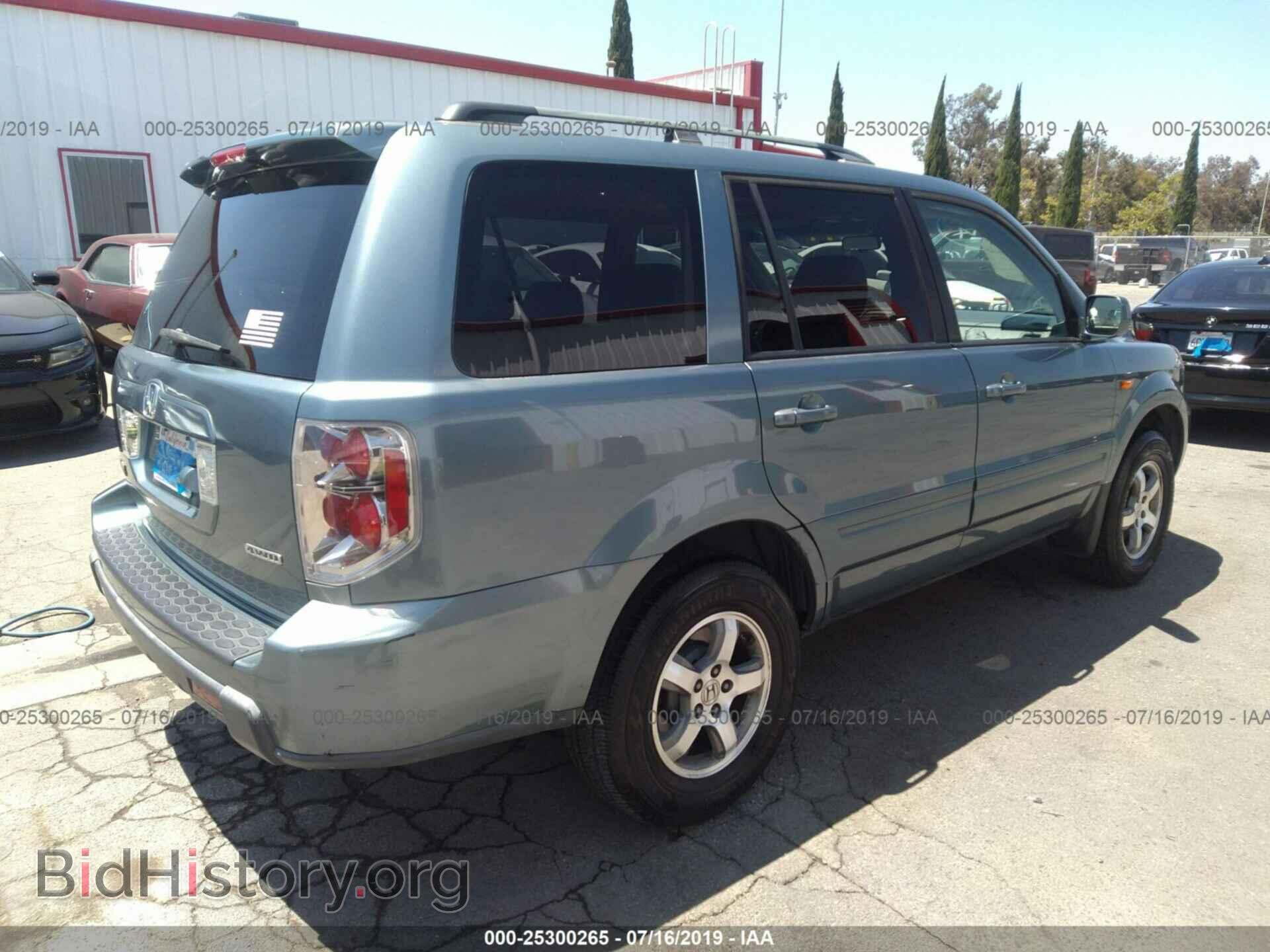 2006 HONDA PILOT - VIN: 2HKYF18736H550569 - Фото 4