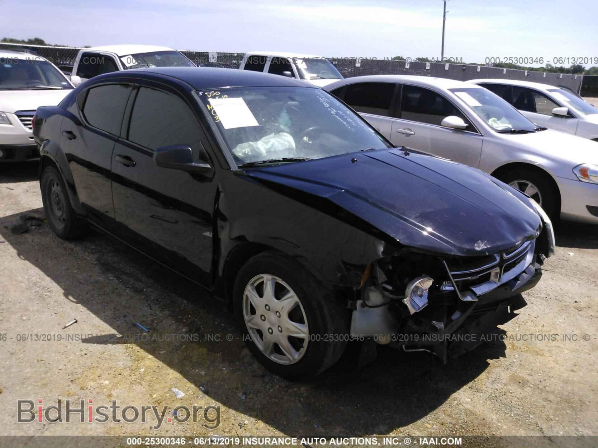 Photo 1C3CDZAB6DN725282 - DODGE AVENGER 2013
