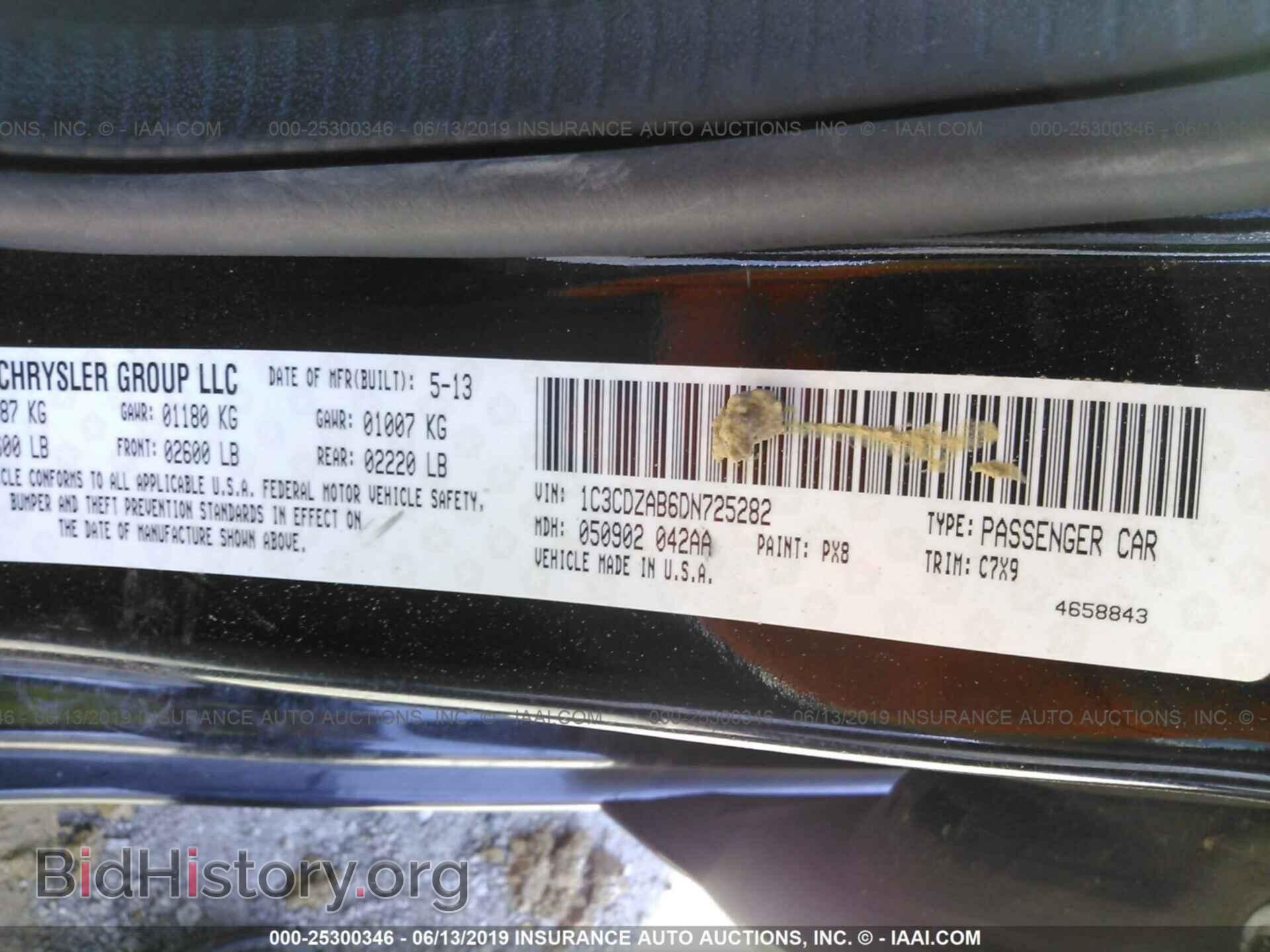 2013 DODGE AVENGER - VIN: 1C3CDZAB6DN725282 - Photo 9