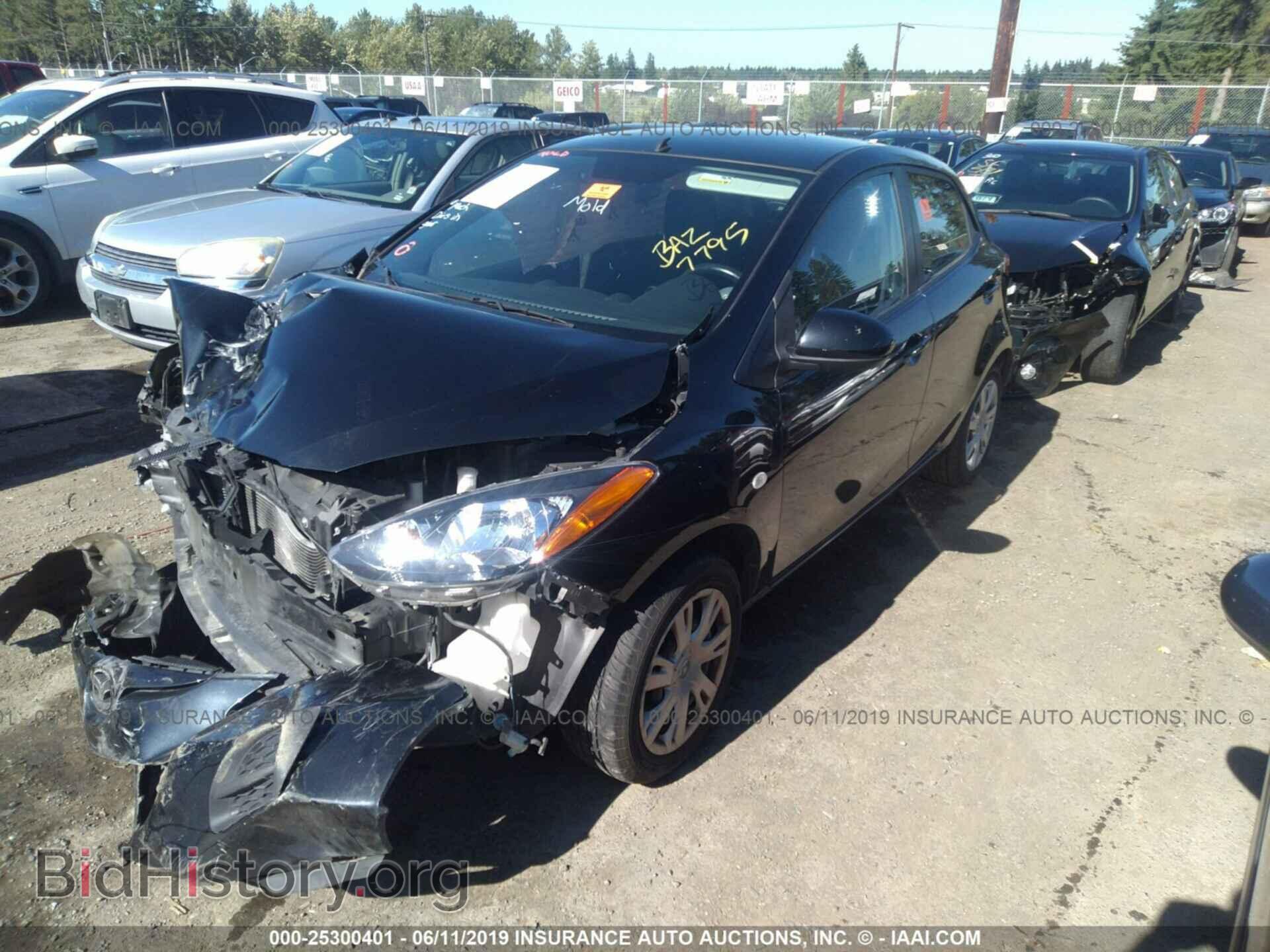 2014 MAZDA MAZDA2 - VIN: JM1DE1KZ4E0186346 - Фото 2