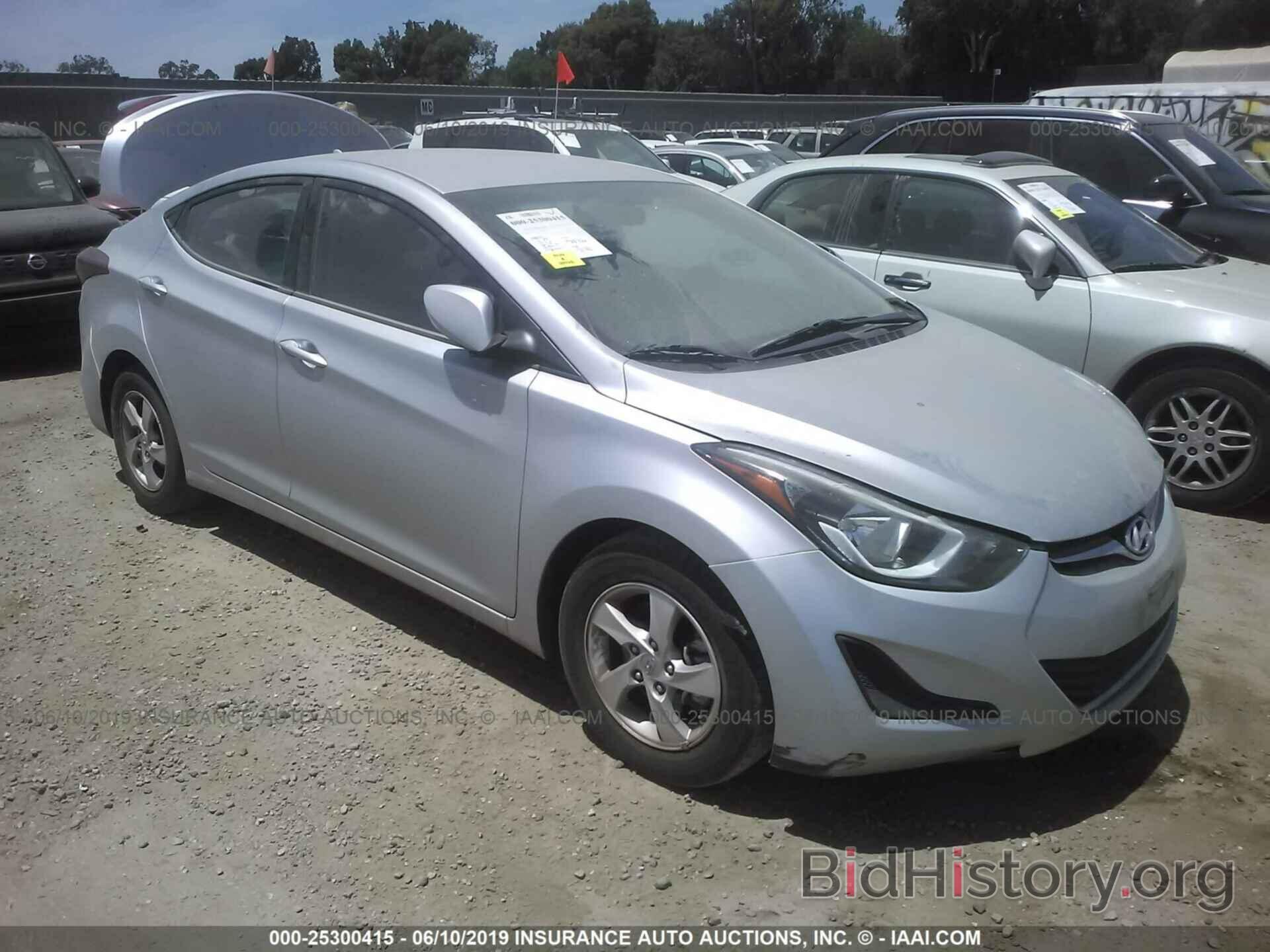 Photo 5NPDH4AE1EH503512 - HYUNDAI ELANTRA 2014