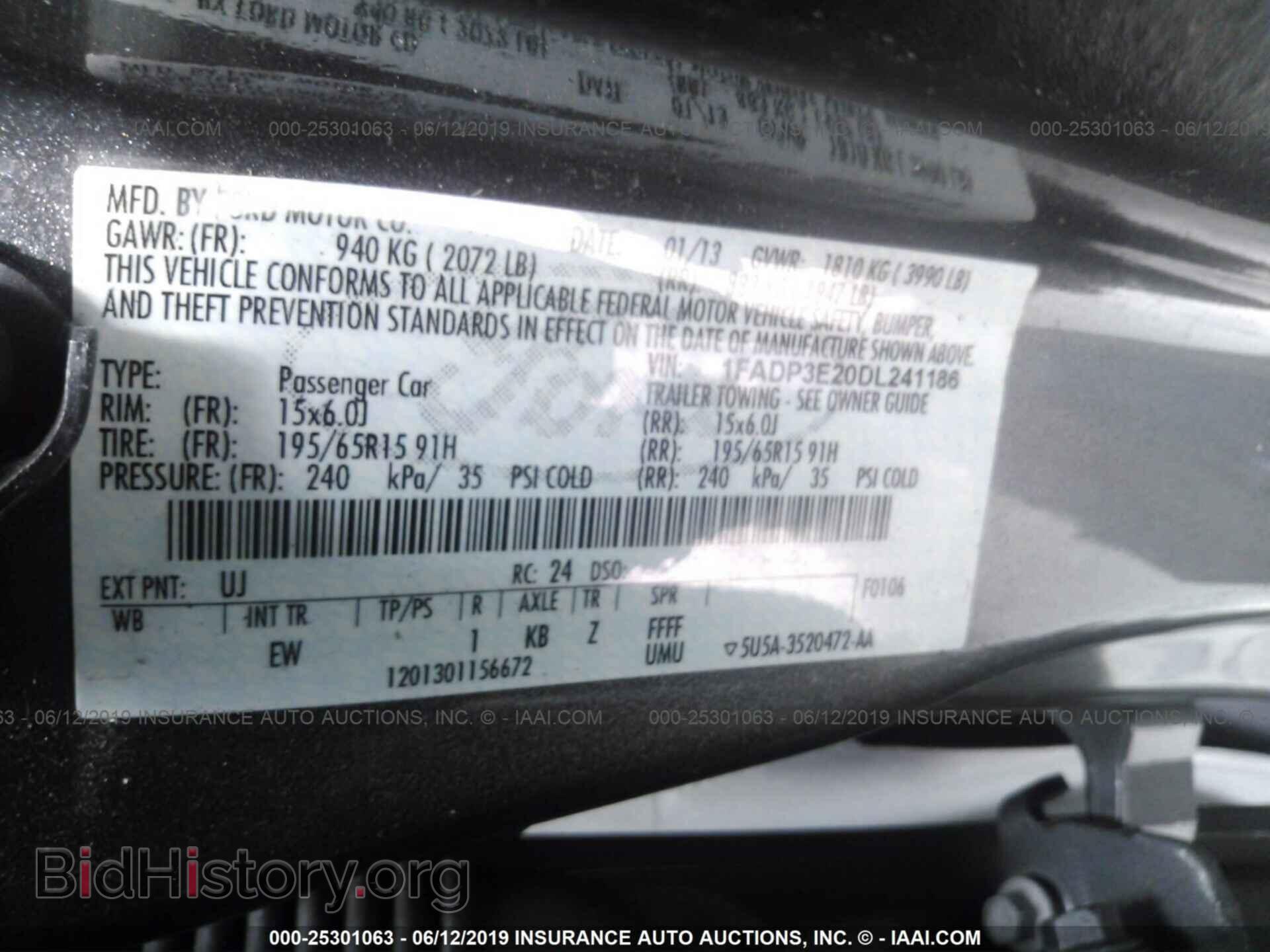 2013 FORD FOCUS - VIN: 1FADP3E20DL241186 - Photo 9