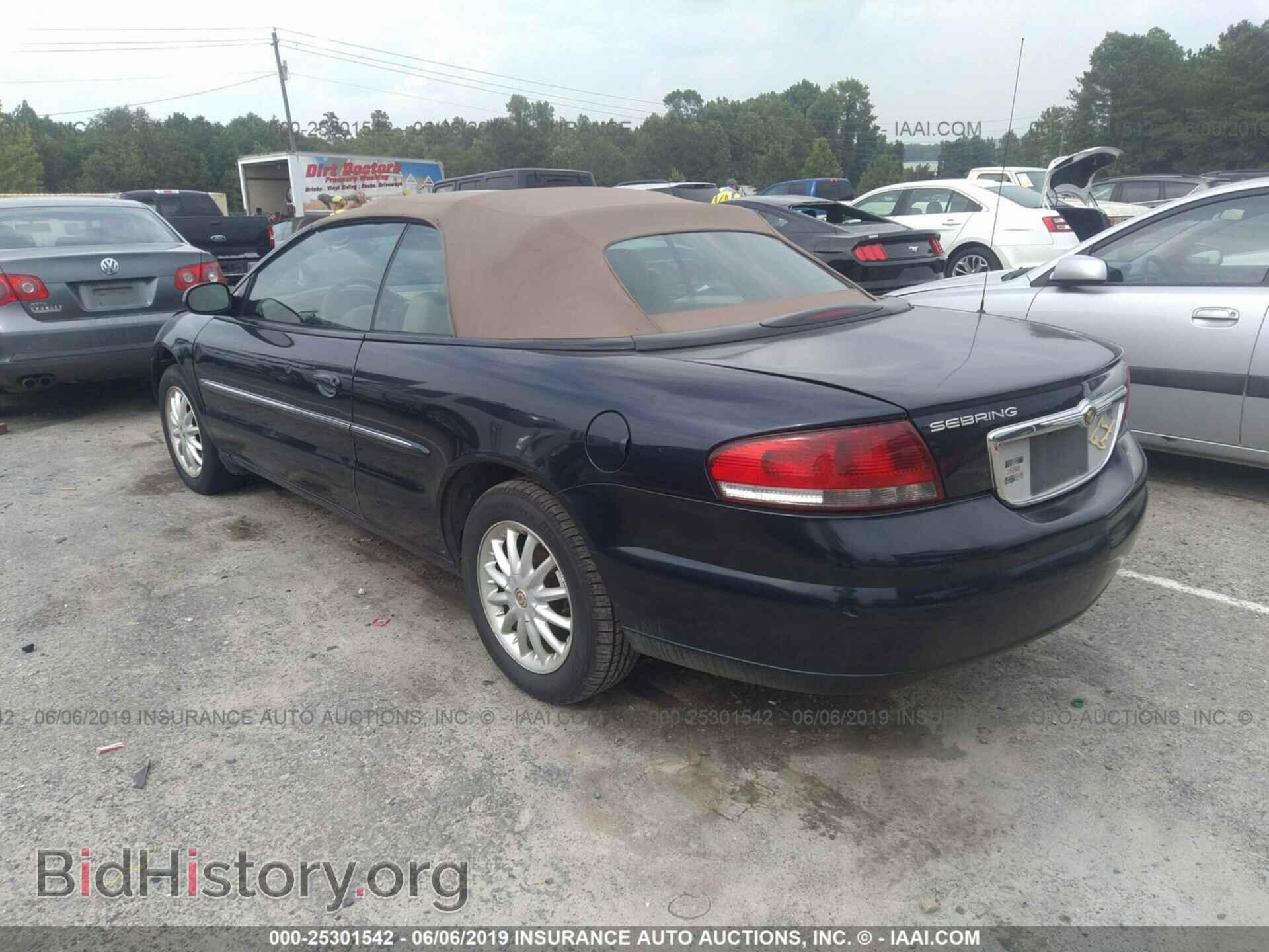2002 CHRYSLER SEBRING - VIN: 1C3EL55R82N294498 - Фото 3