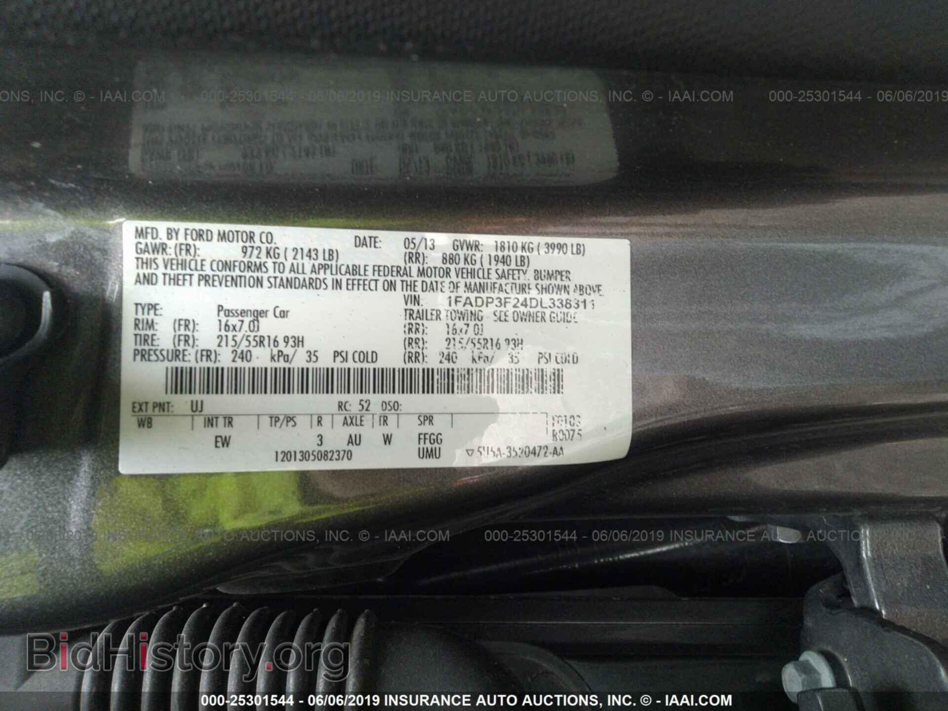 2013 FORD FOCUS - VIN: 1FADP3F24DL338311 - Photo 9