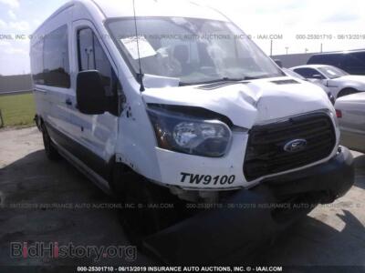 2015 Ford TRANSIT T-350, white — VIN 1FBZX2CM1FKB09100, IAAI