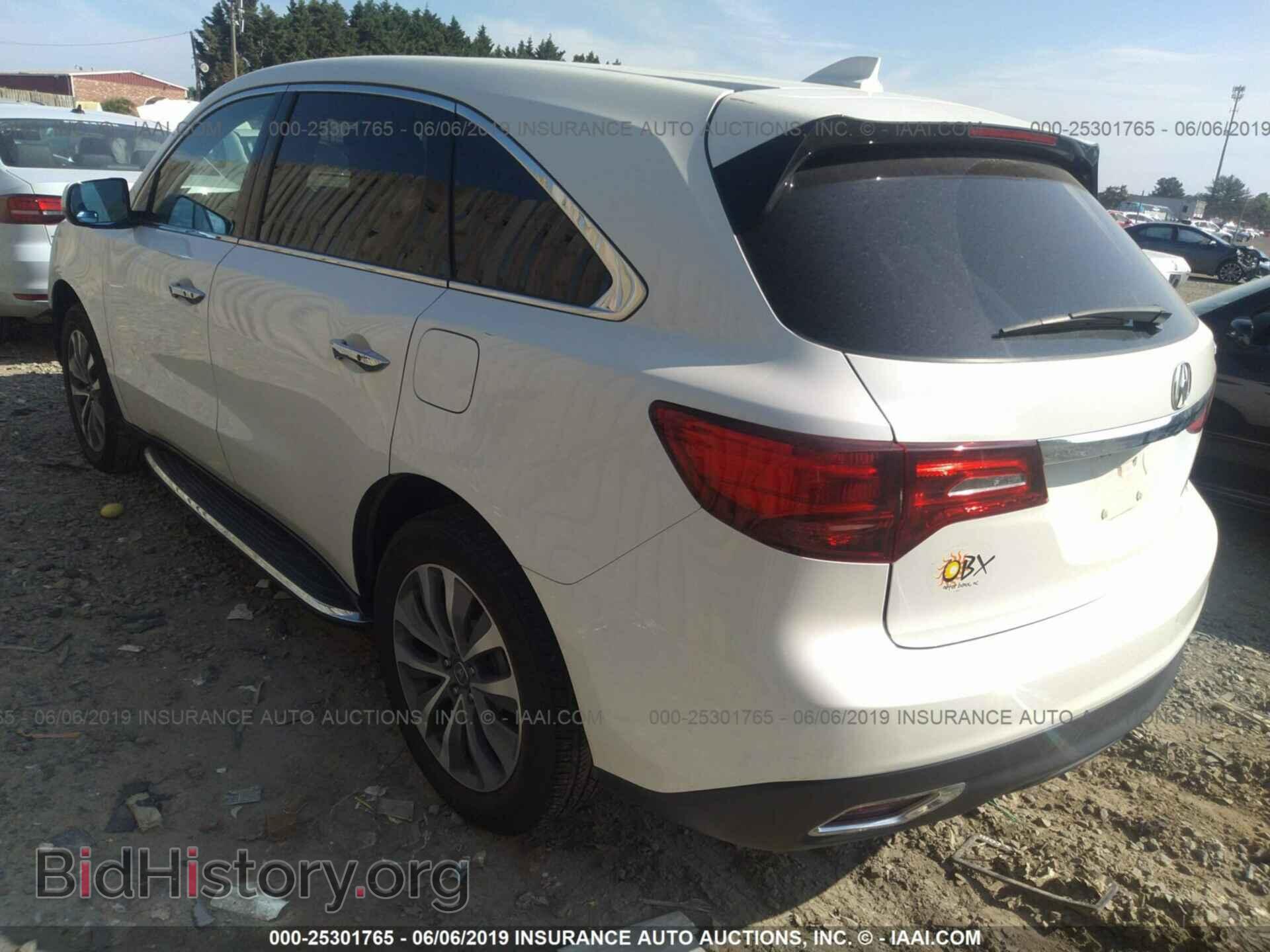 2014 ACURA MDX - VIN: 5FRYD4H42EB045602 - Фото 3