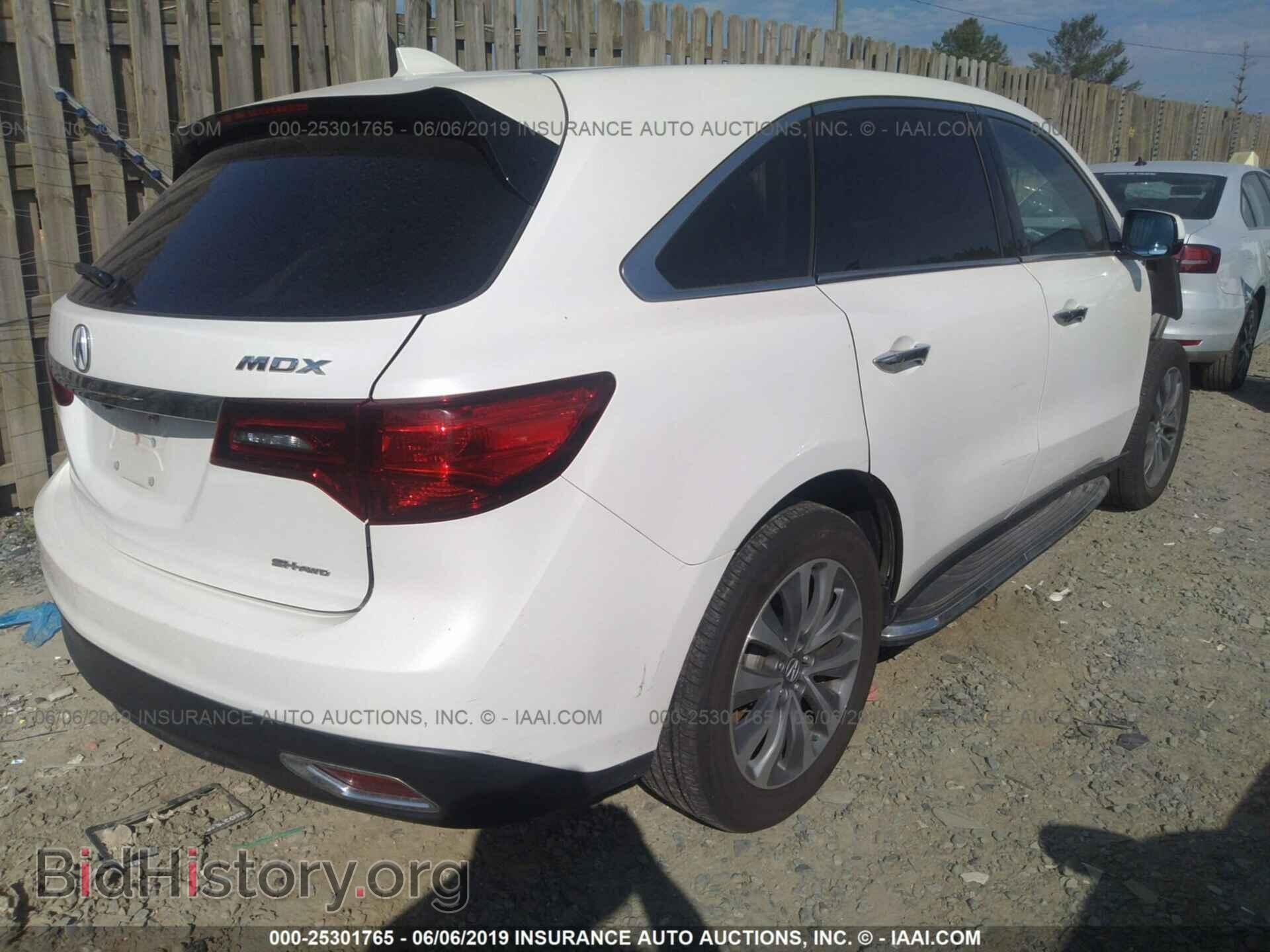 2014 ACURA MDX - VIN: 5FRYD4H42EB045602 - Фото 4