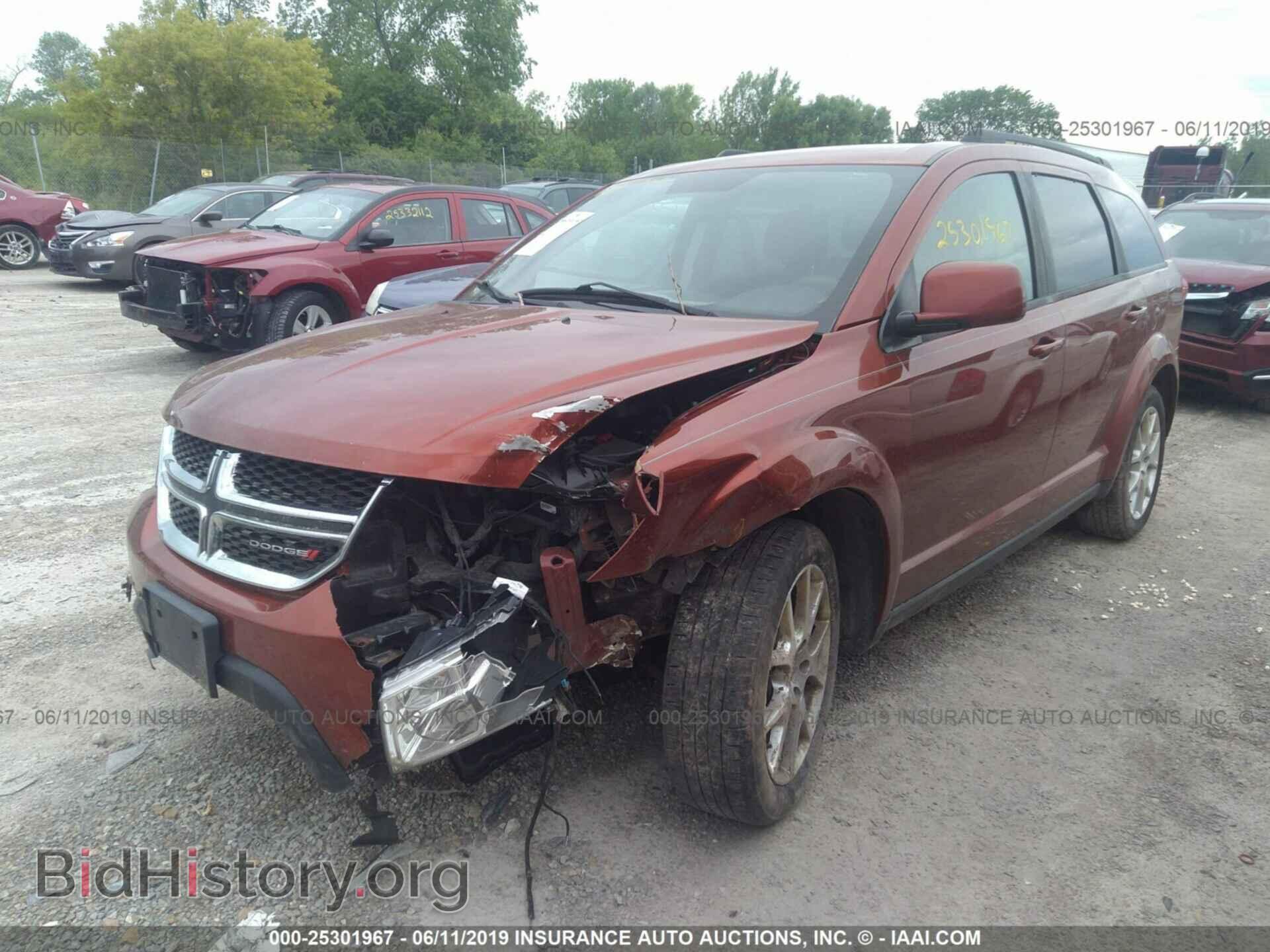 2012 DODGE JOURNEY - VIN: 3C4PDCBG8CT256974 - Фото 2