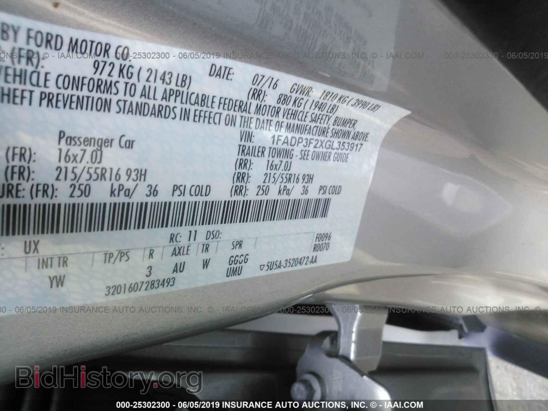 2016 FORD FOCUS - VIN: 1FADP3F2XGL353917 - Photo 9