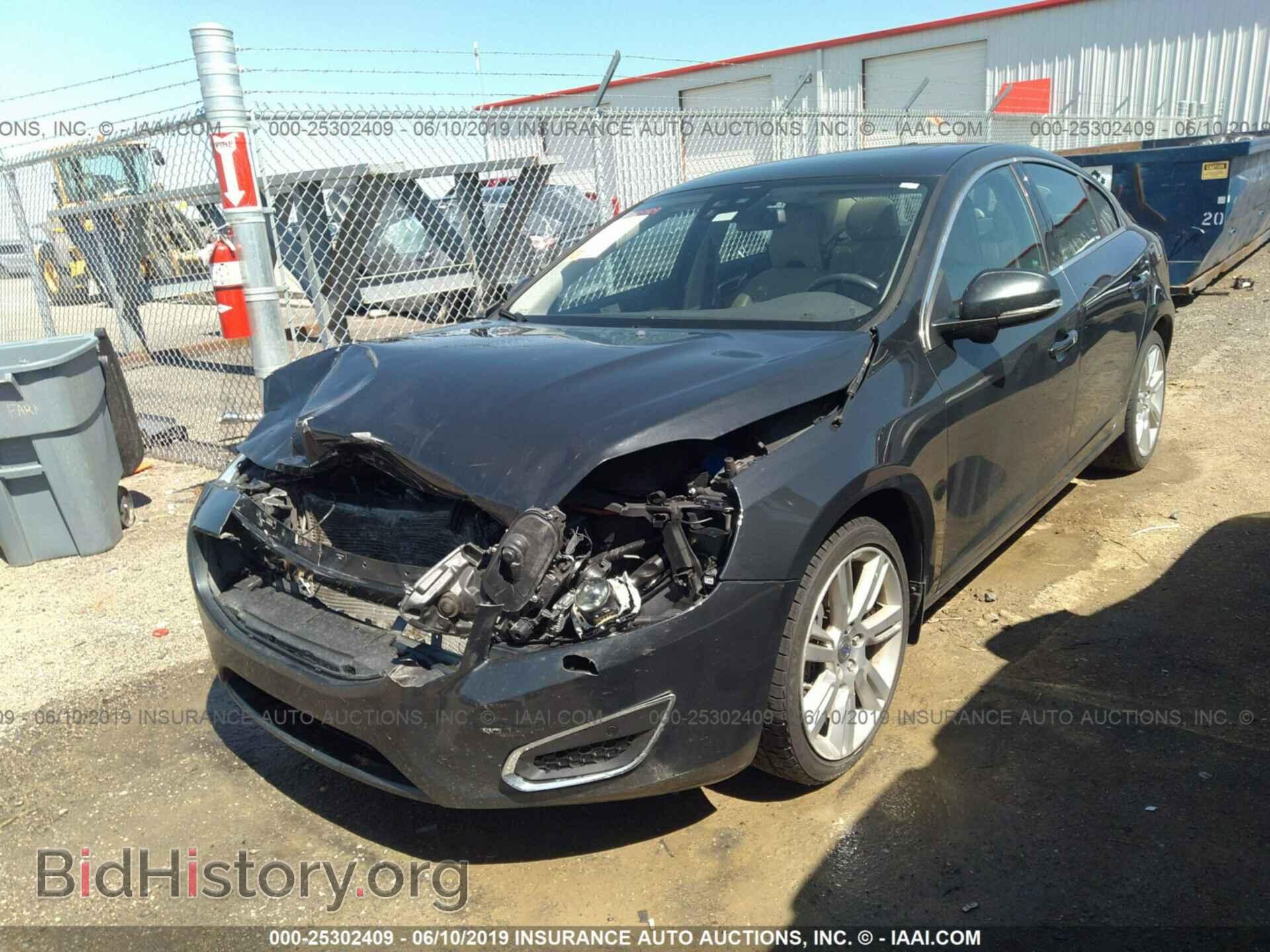2012 VOLVO S60 - VIN: YV1902FH9C2122441 - Фото 2