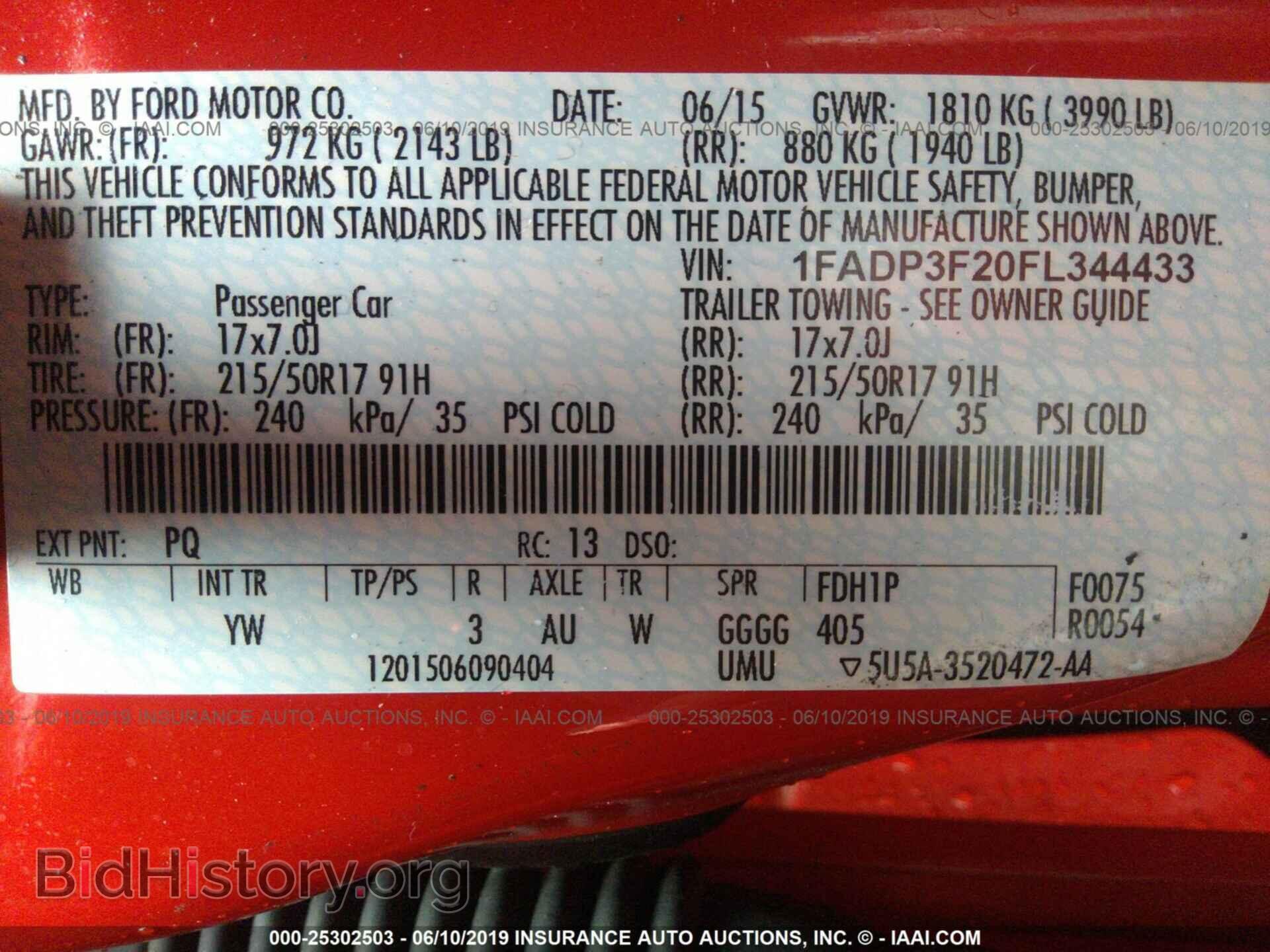 2015 FORD FOCUS - VIN: 1FADP3F20FL344433 - Photo 9