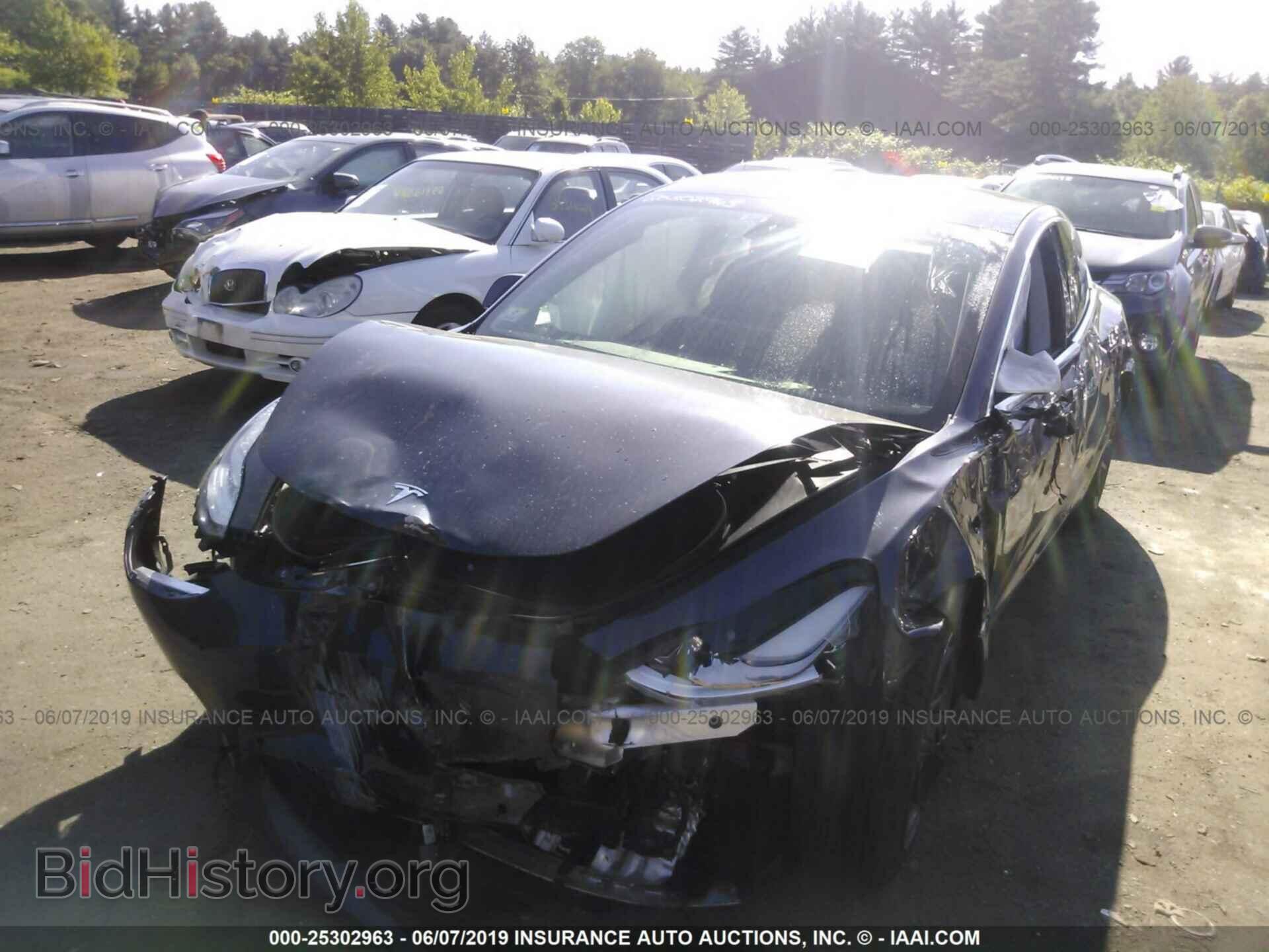 2018 TESLA MODEL 3 - VIN: 5YJ3E1EB0JF119653 - Фото 2