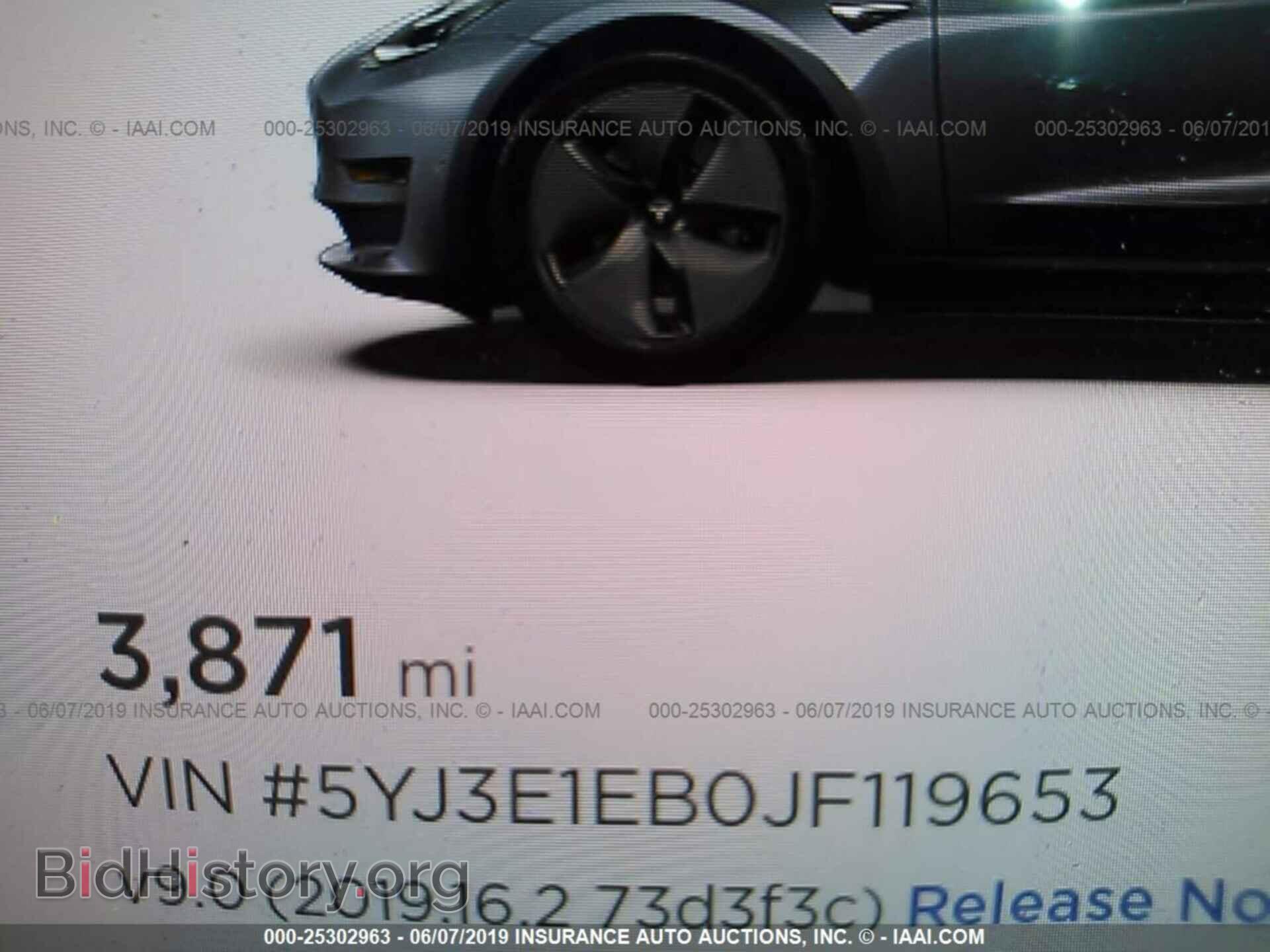 2018 TESLA MODEL 3 - VIN: 5YJ3E1EB0JF119653 - Фото 7