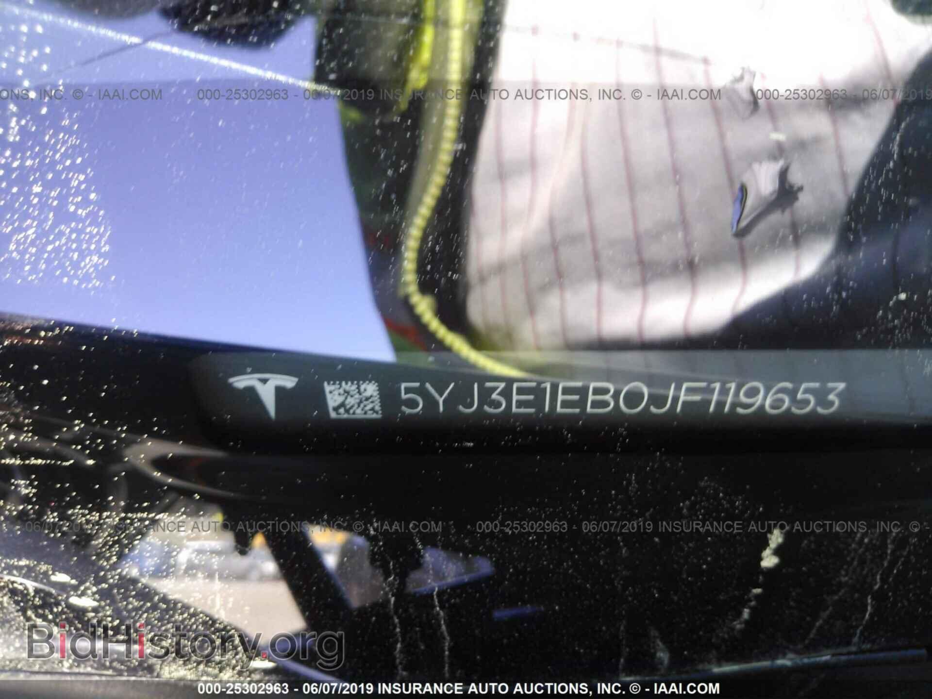2018 TESLA MODEL 3 - VIN: 5YJ3E1EB0JF119653 - Фото 9