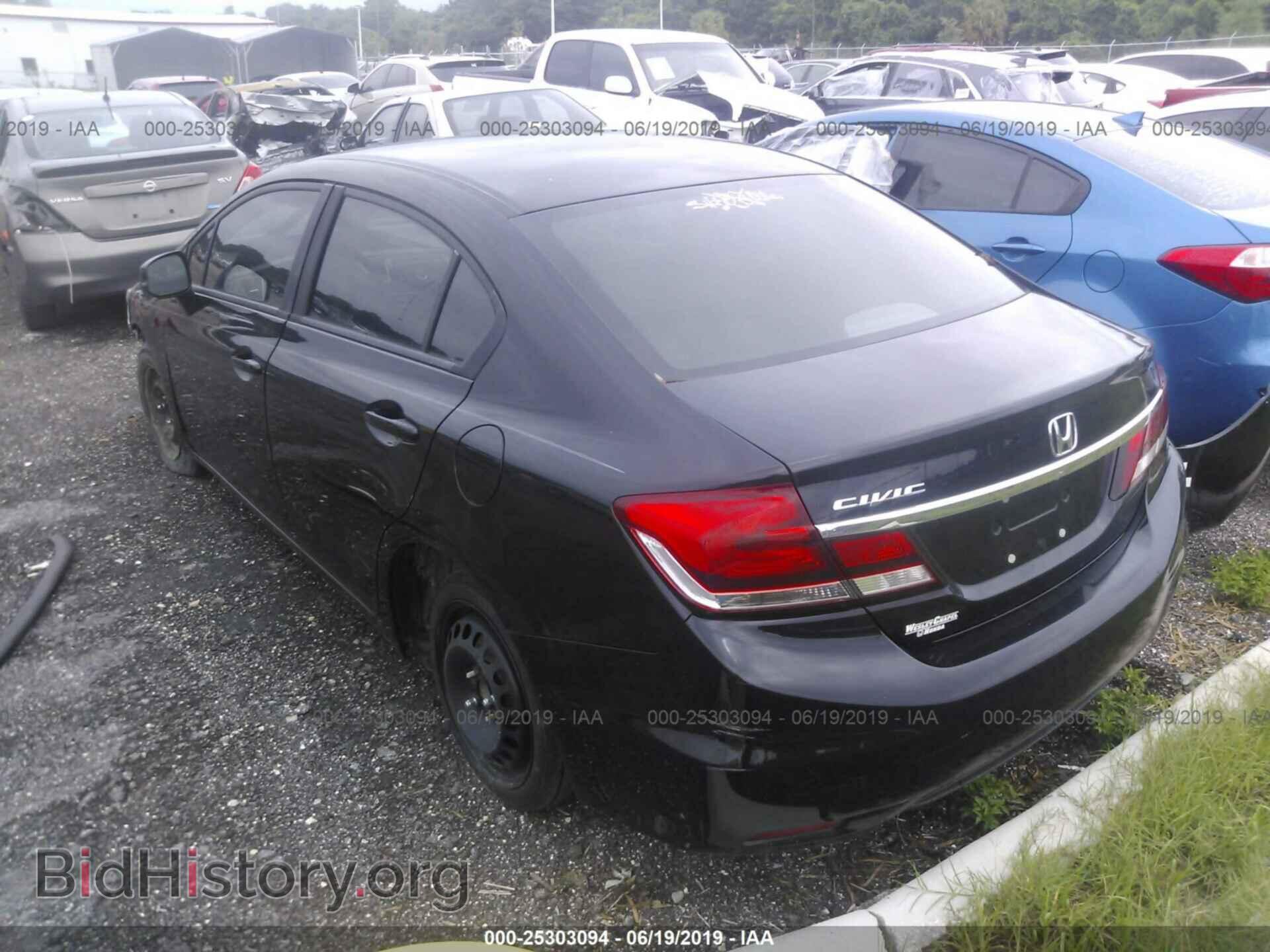 2013 HONDA CIVIC - VIN: 19XFB2F52DE012358 - Фото 3