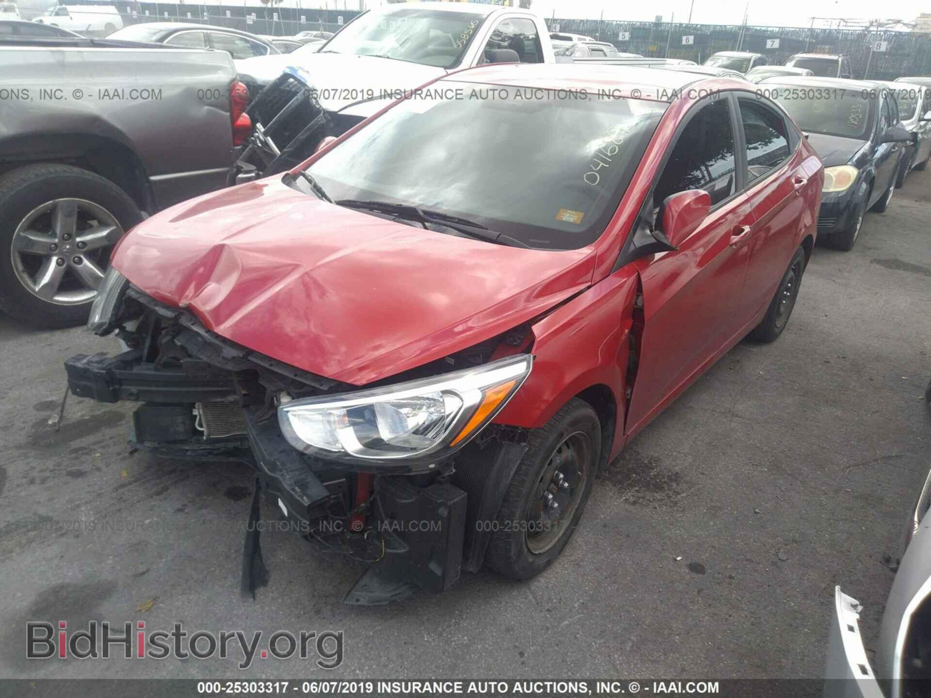 2016 HYUNDAI ACCENT - VIN: KMHCT4AEXGU041689 - Фото 2