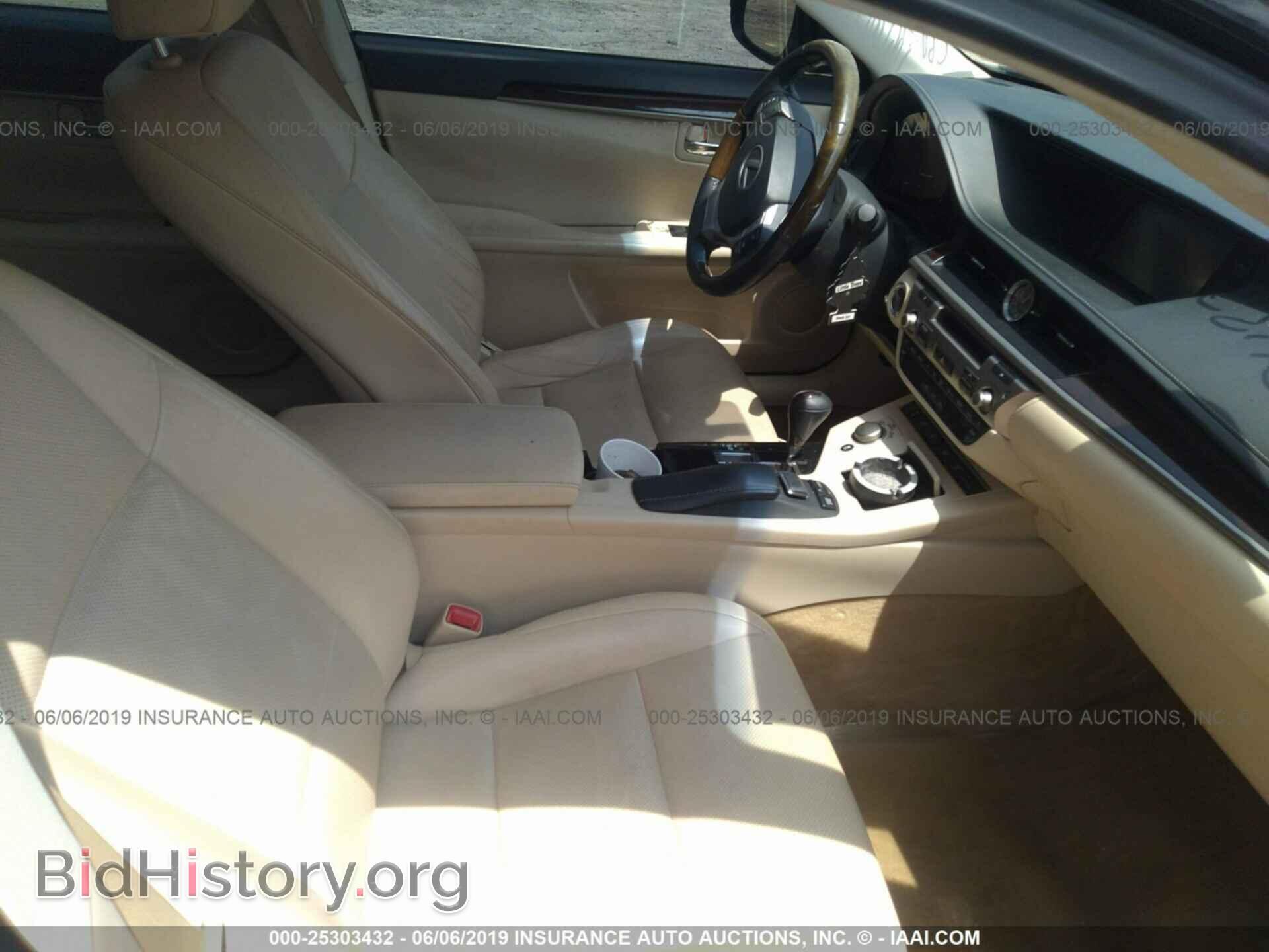 2013 LEXUS ES - VIN: JTHBK1GG3D2045891 - Фото 5