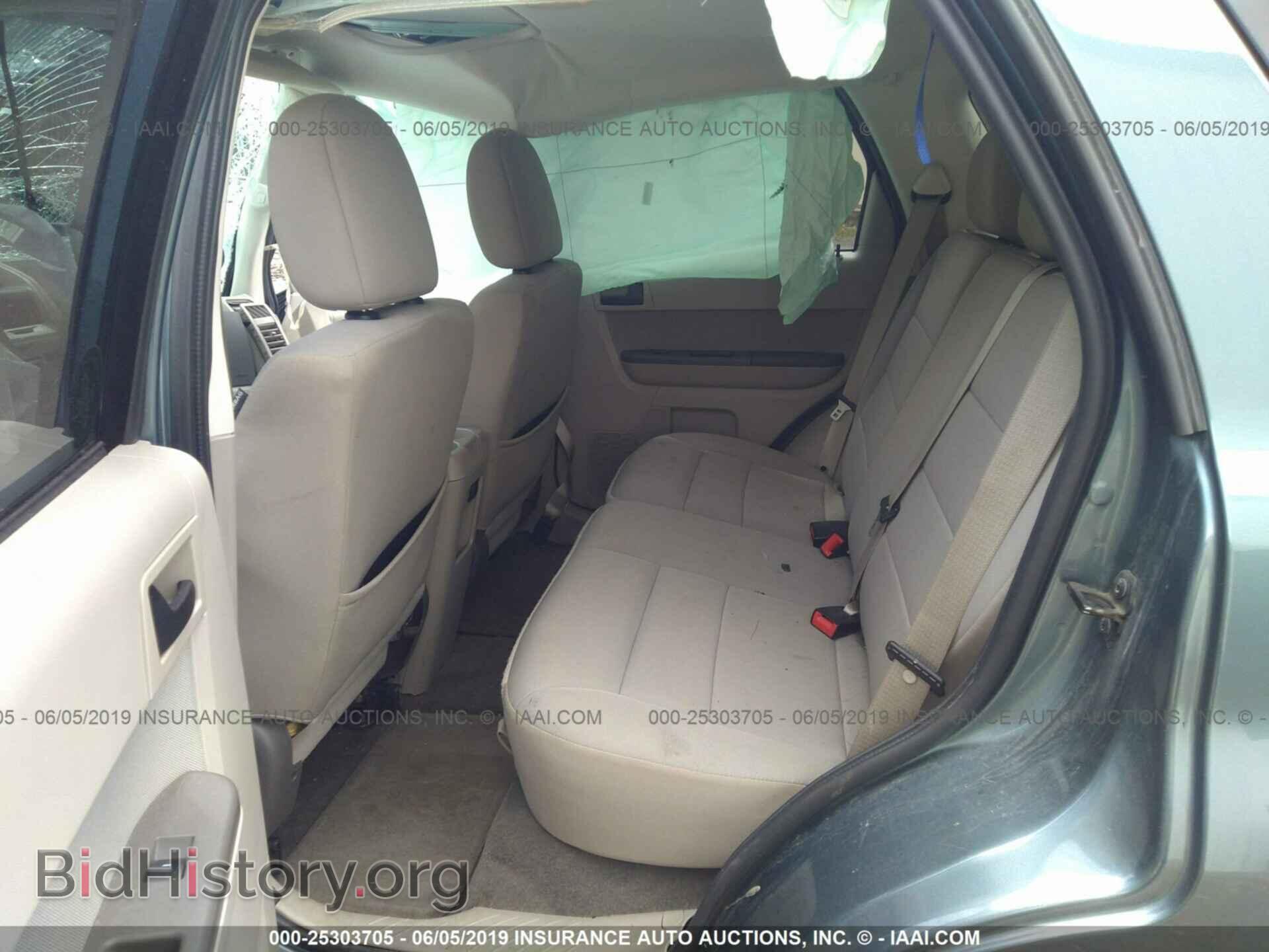 2011 FORD ESCAPE - VIN: 1FMCU9D76BKB69133 - Фото 8