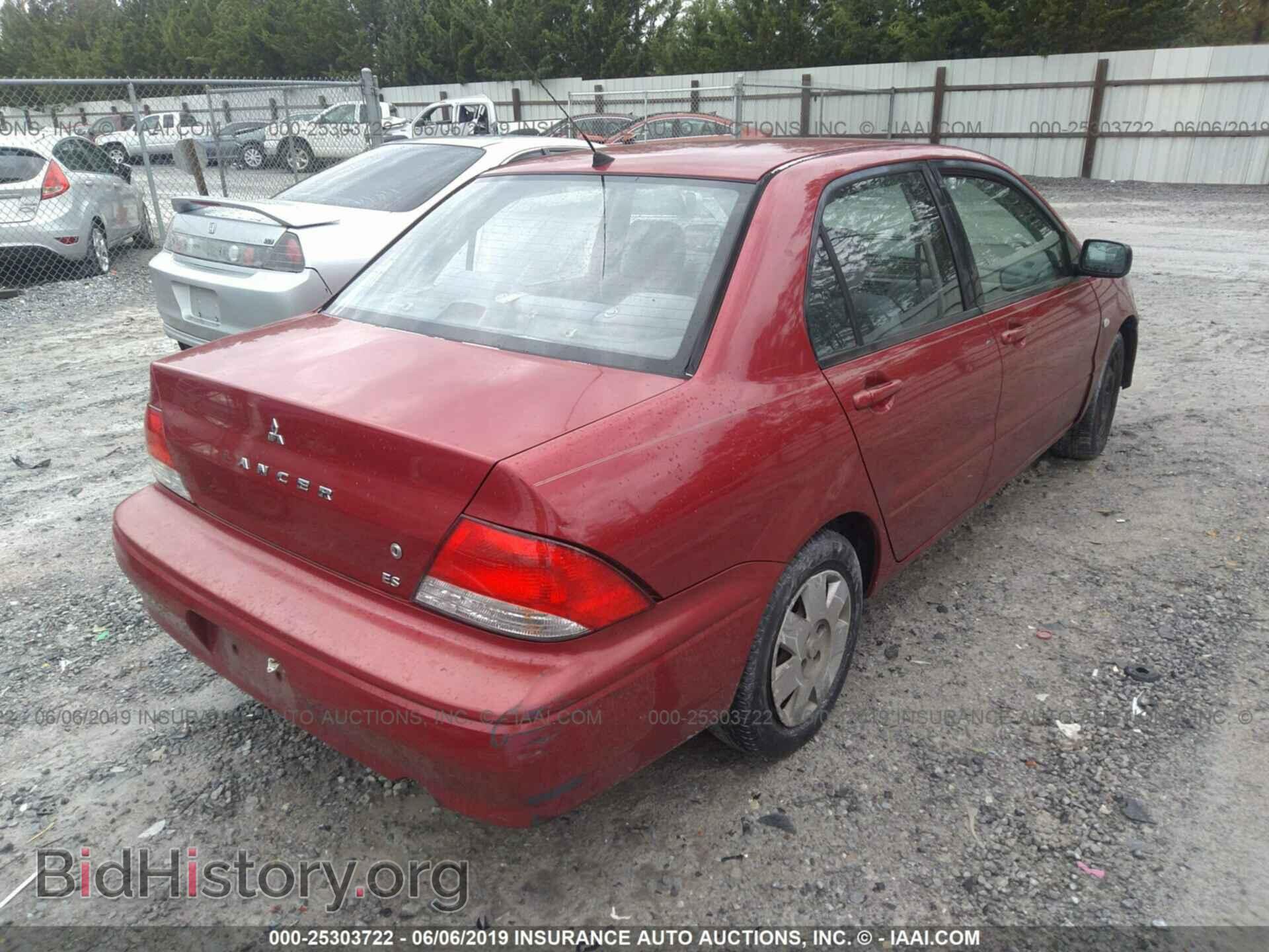 2003 MITSUBISHI LANCER - VIN: JA3AJ26E43U003558 - Фото 4