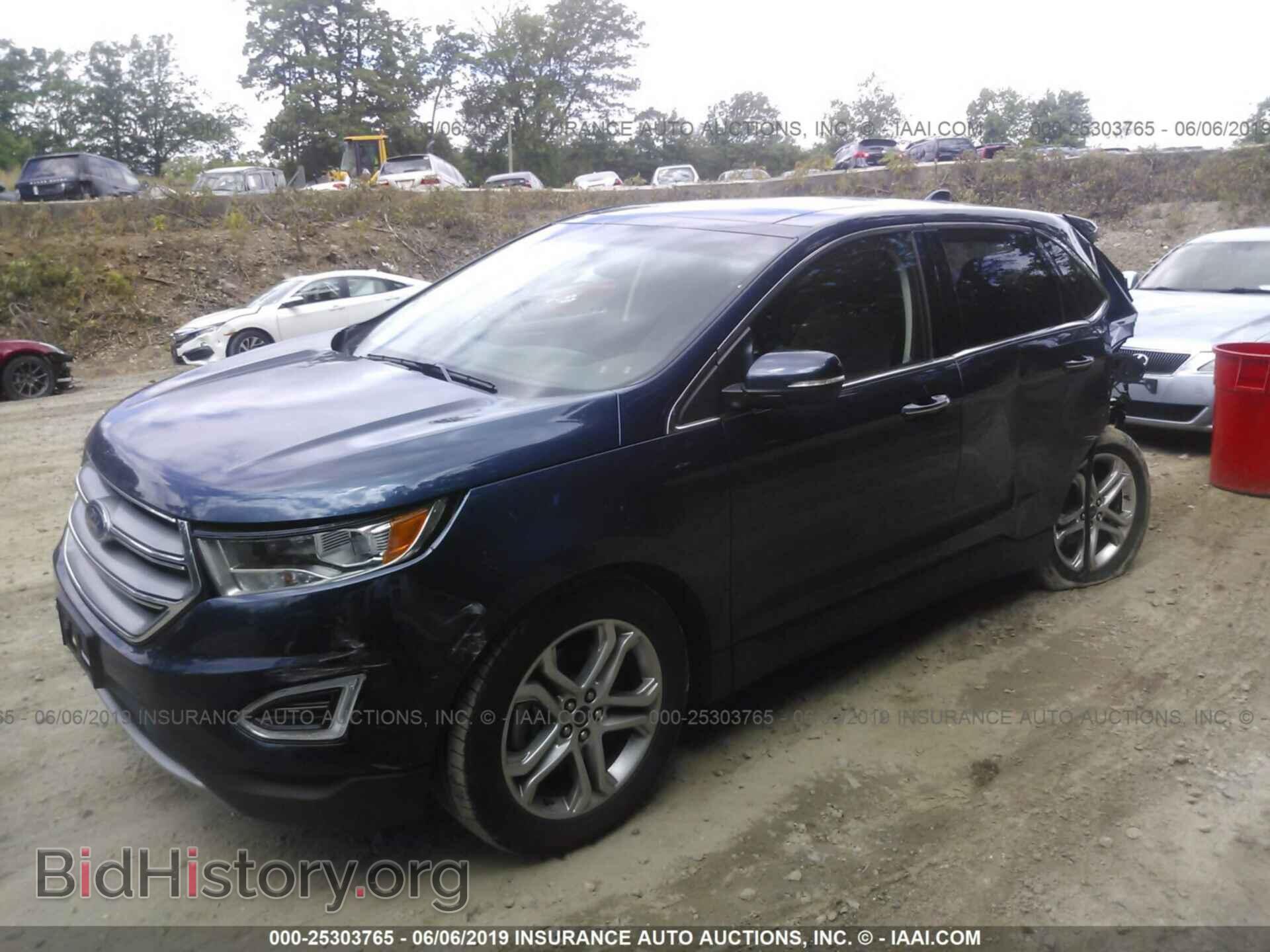 2017 FORD EDGE - VIN: 2FMPK4K99HBC03650 - Фото 2