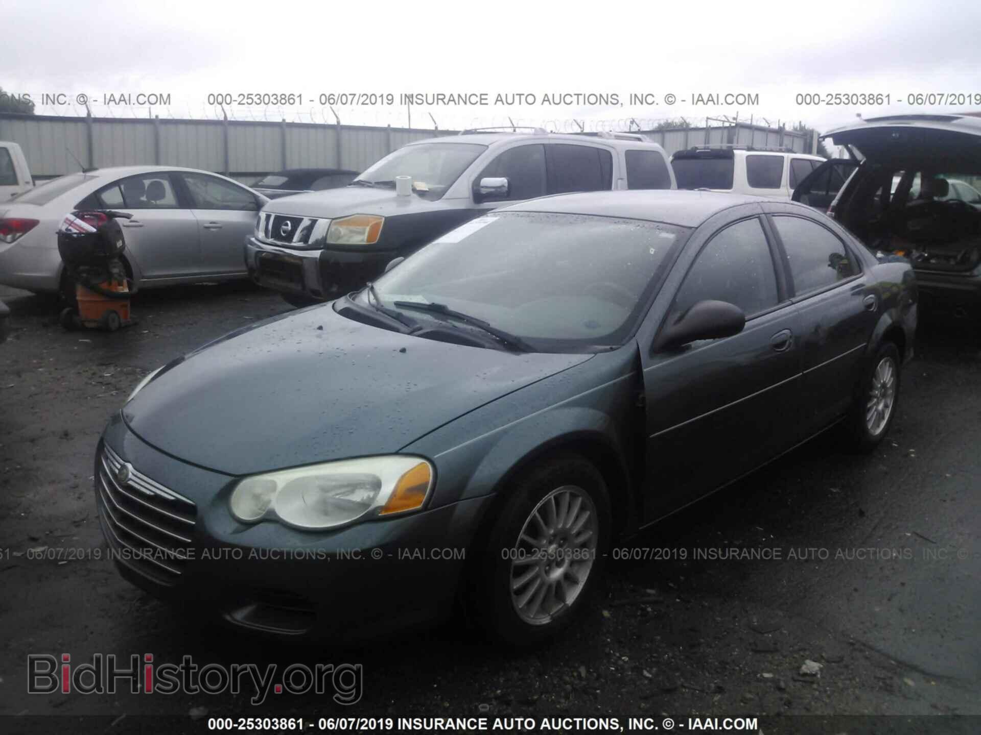 2006 CHRYSLER SEBRING - VIN: 1C3EL46X86N249784 - Фото 2