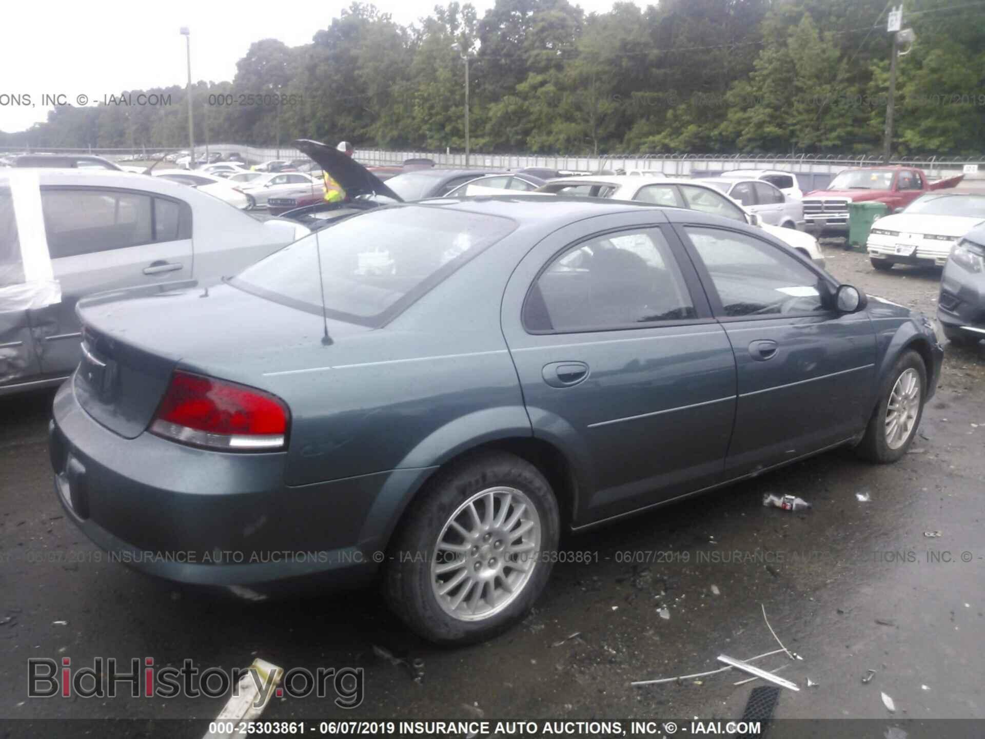 2006 CHRYSLER SEBRING - VIN: 1C3EL46X86N249784 - Фото 4