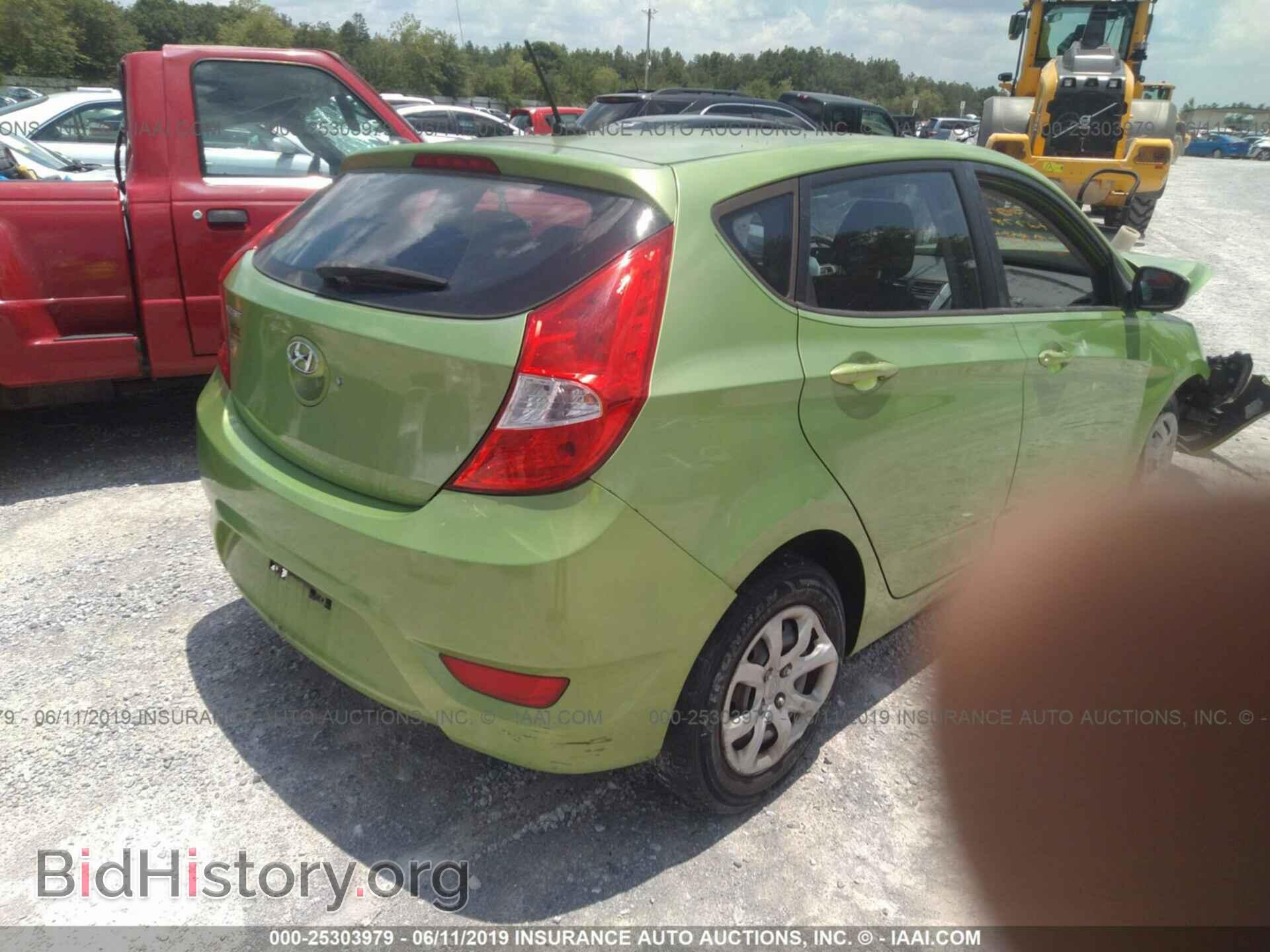 2012 HYUNDAI ACCENT - VIN: KMHCT5AE9CU040940 - Фото 4