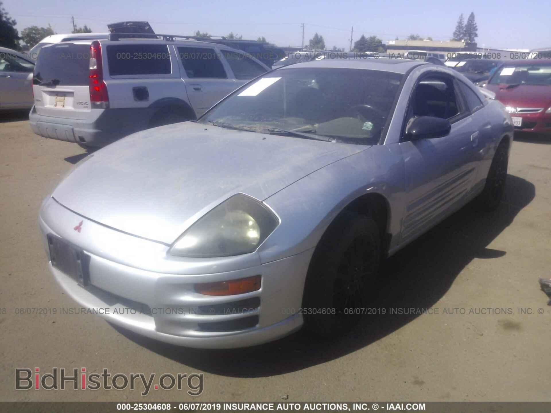 2001 MITSUBISHI ECLIPSE - VIN: 4A3AC44G51E195072 - Фото 2