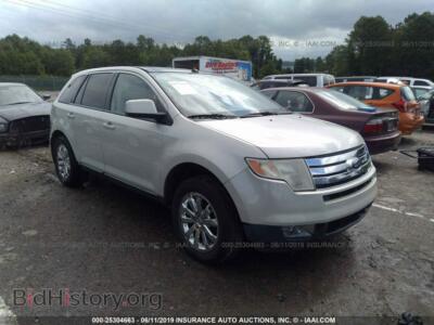 2007 Ford EDGE, cream — VIN 2FMDK39C37BB19496, IAAI