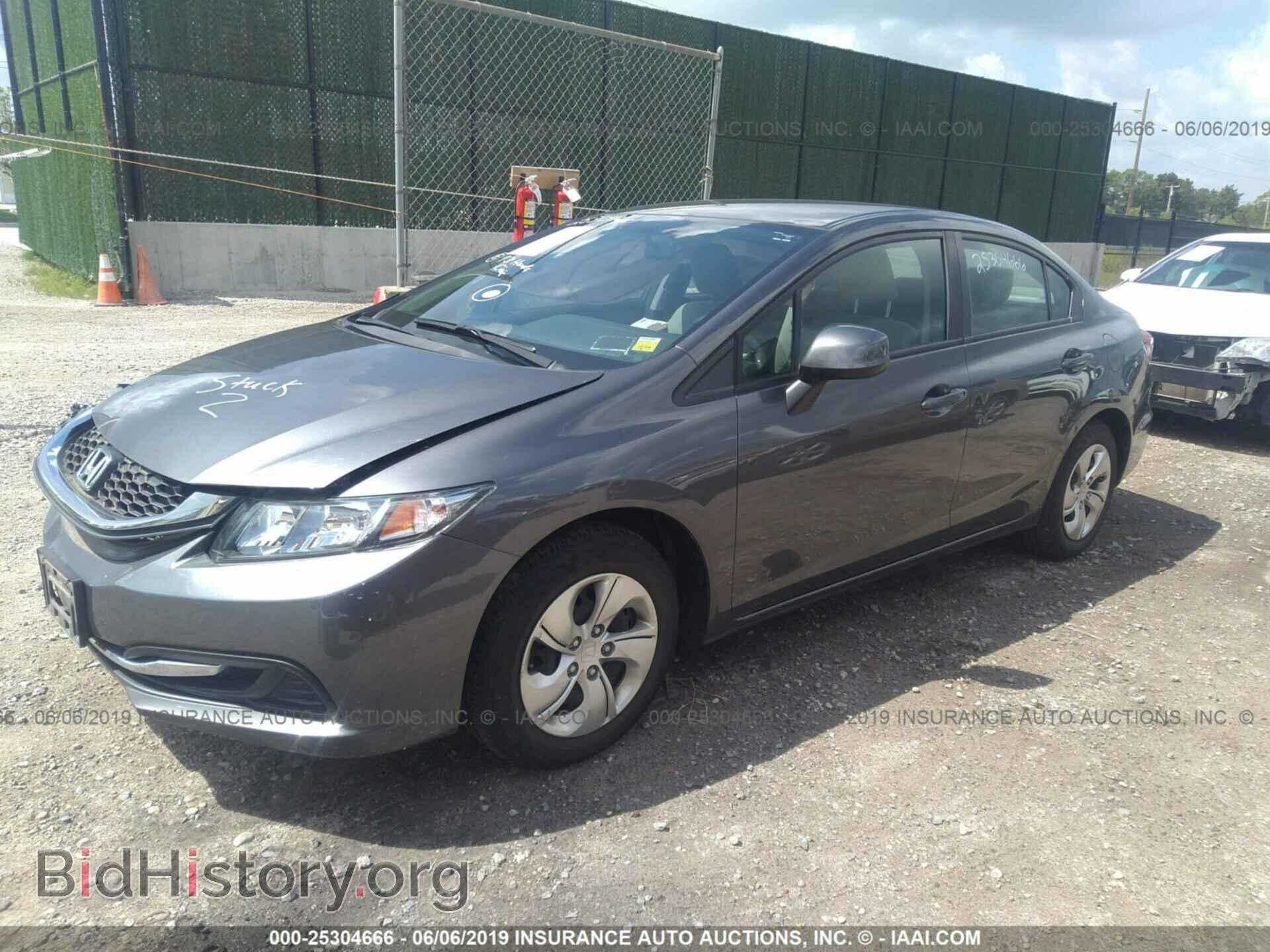 2013 HONDA CIVIC - VIN: 2HGFB2F52DH600413 - Фото 2
