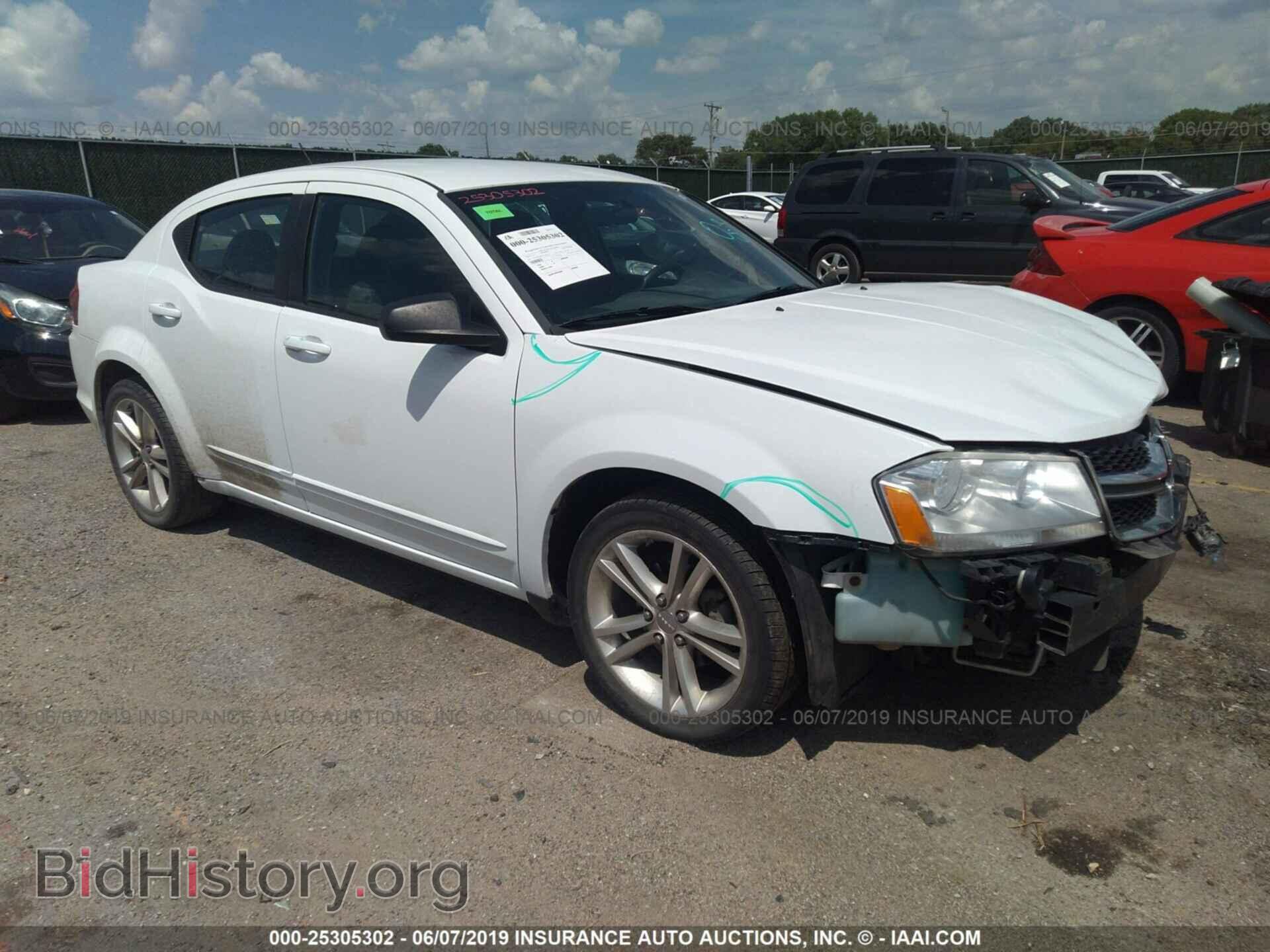 Photo 1C3CDZAB6CN242566 - DODGE AVENGER 2012
