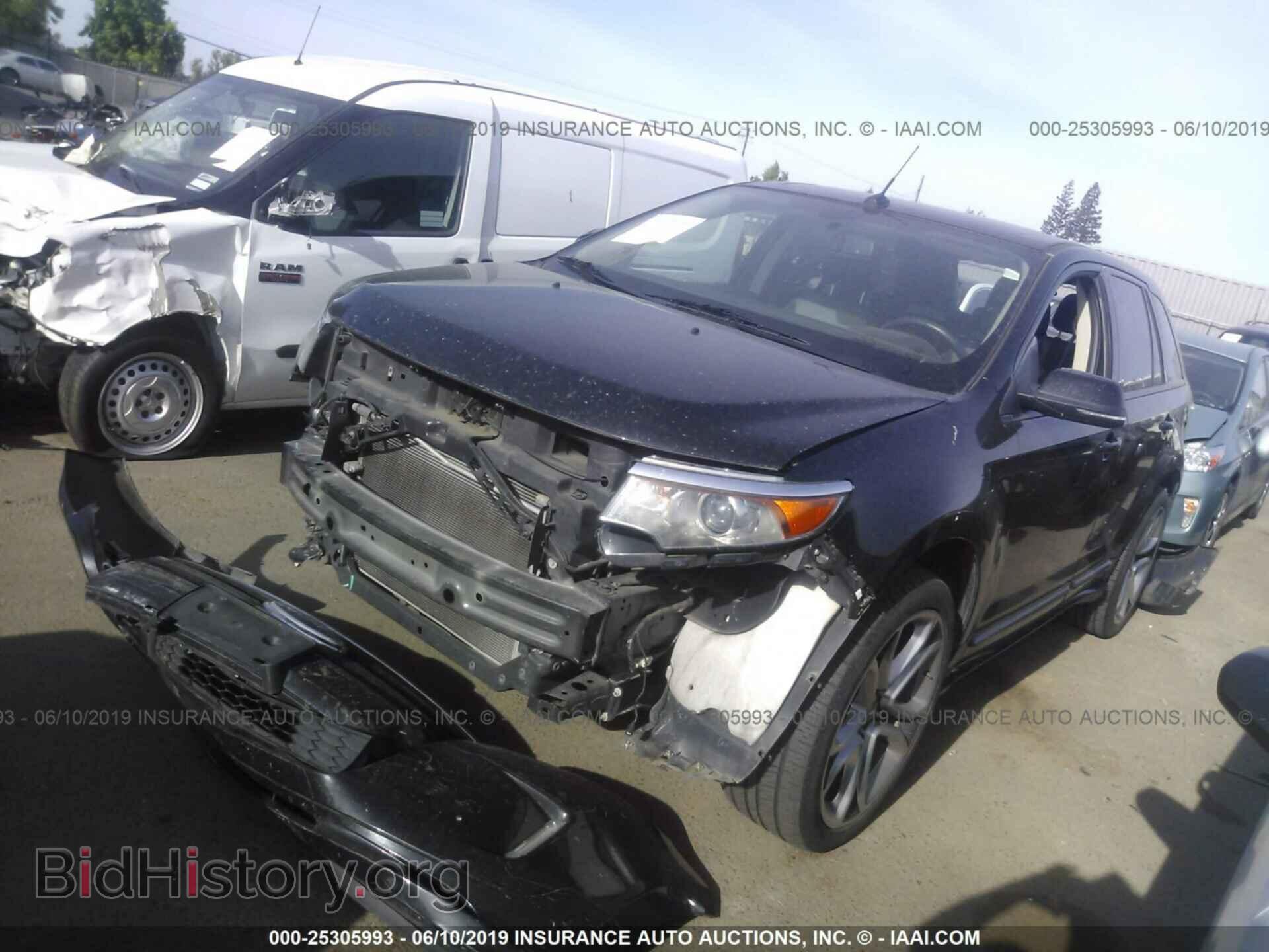 2014 FORD EDGE - VIN: 2FMDK4AK9EBA25631 - Фото 2