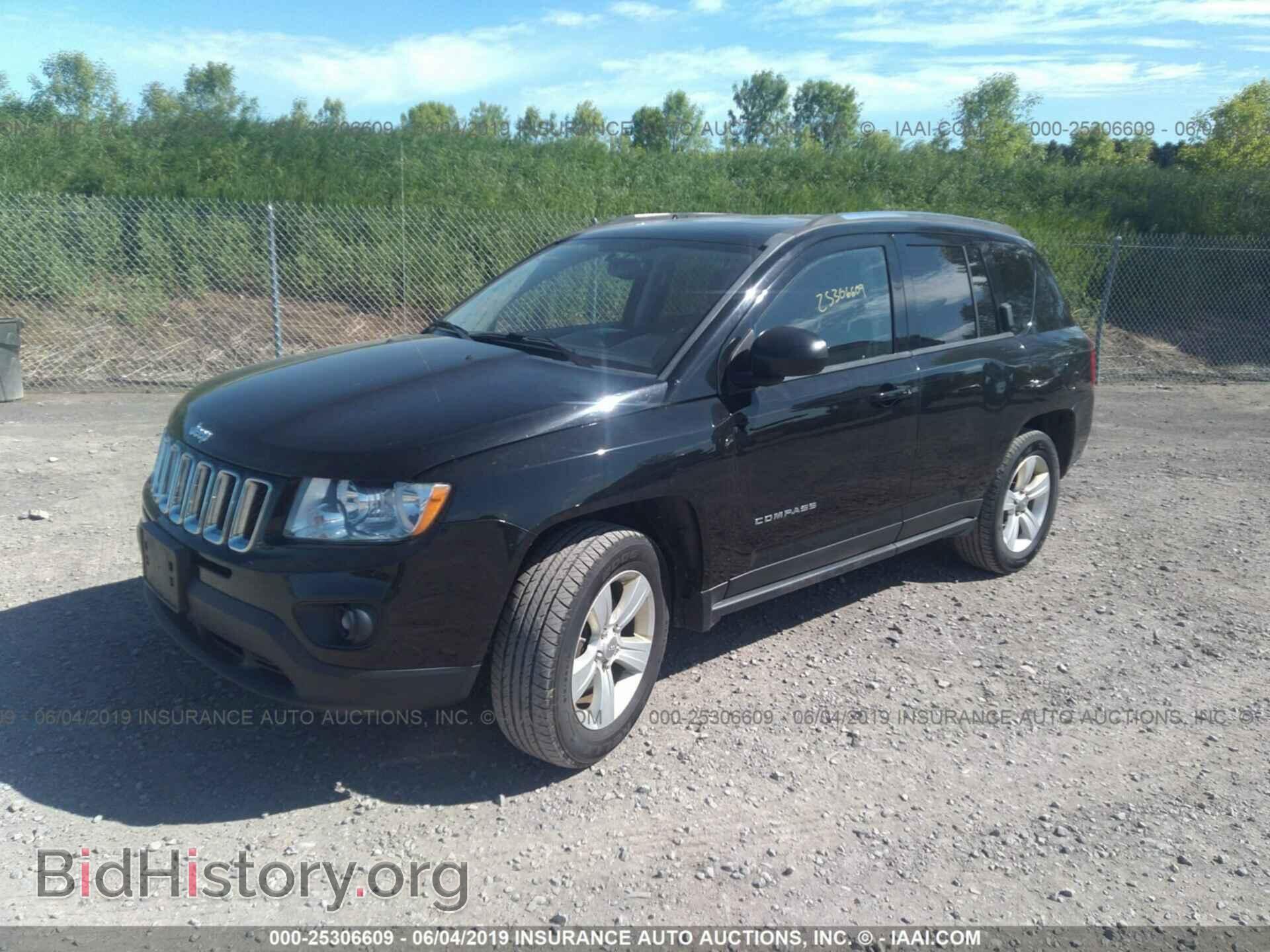 2012 JEEP COMPASS - VIN: 1C4NJDEB3CD604045 - Фото 2