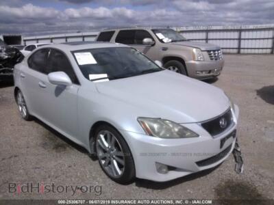 2007 Lexus IS 250, белый — VIN JTHBK262175040378, IAAI