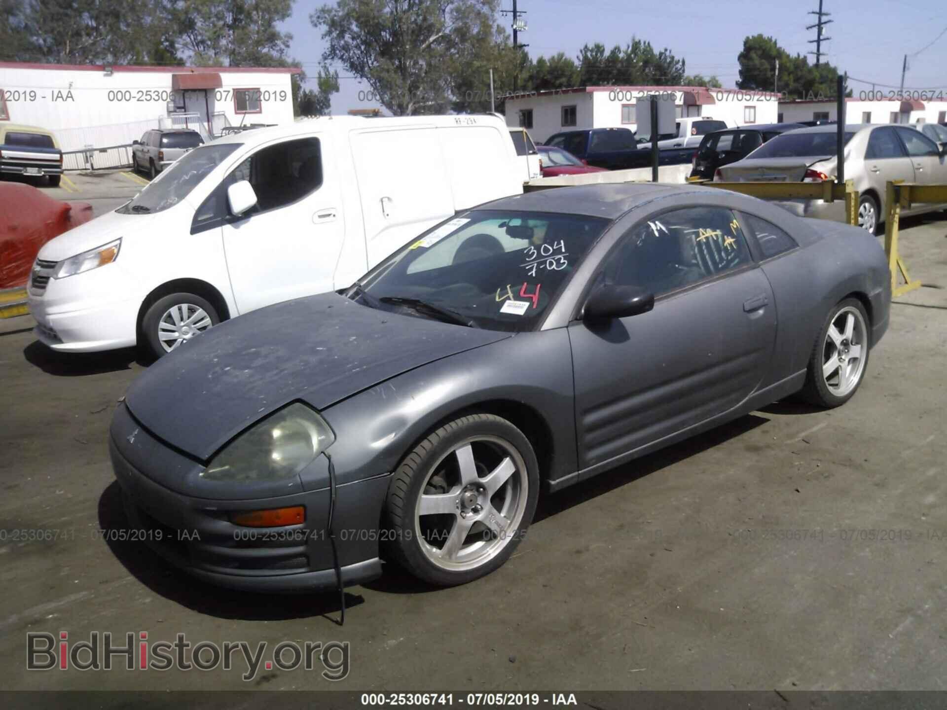 2002 MITSUBISHI ECLIPSE - VIN: 4A3AC44G82E058760 - Фото 2