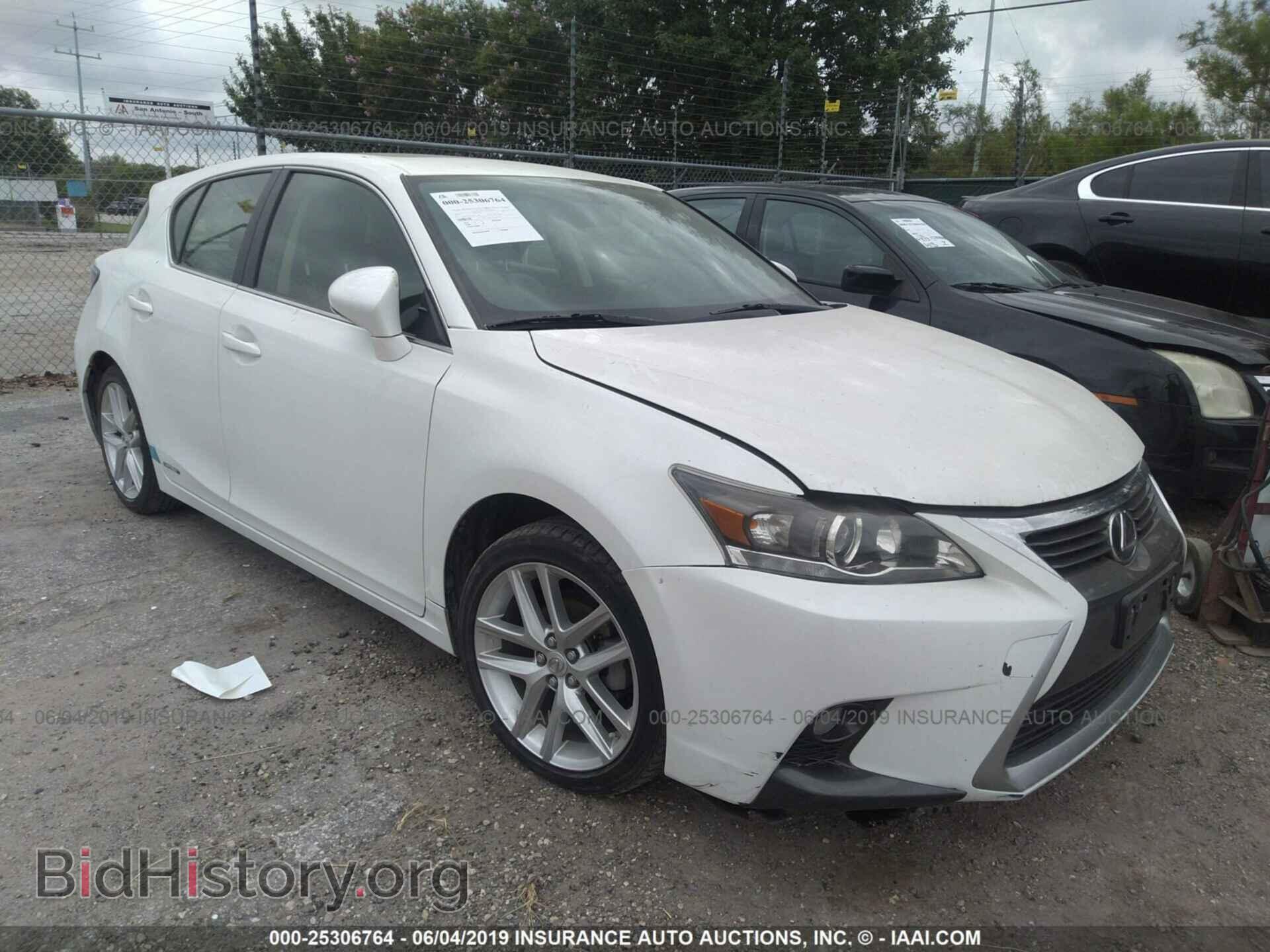 Photo JTHKD5BH5E2181409 - LEXUS CT 2014