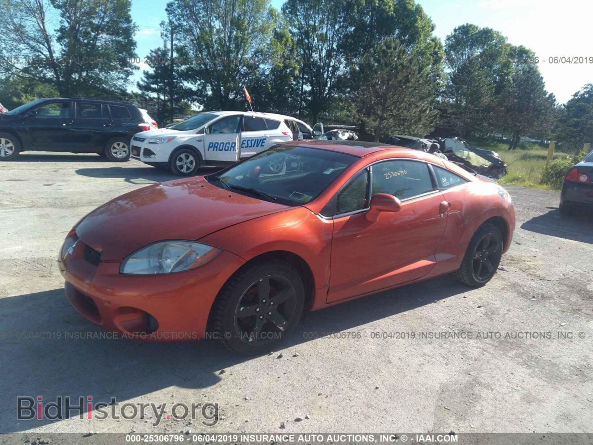 2006 MITSUBISHI ECLIPSE - VIN: 4A3AK24F16E042422 - Фото 2
