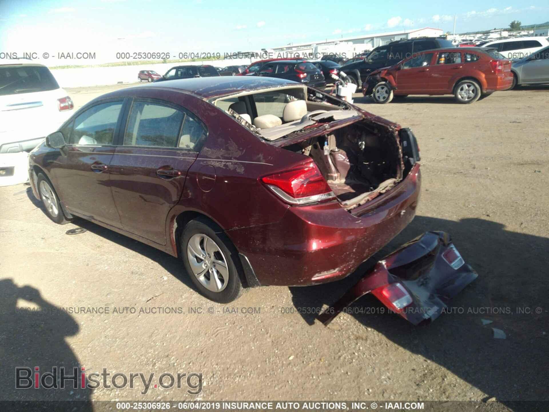 2013 HONDA CIVIC - VIN: 2HGFB2F51DH570854 - Фото 3