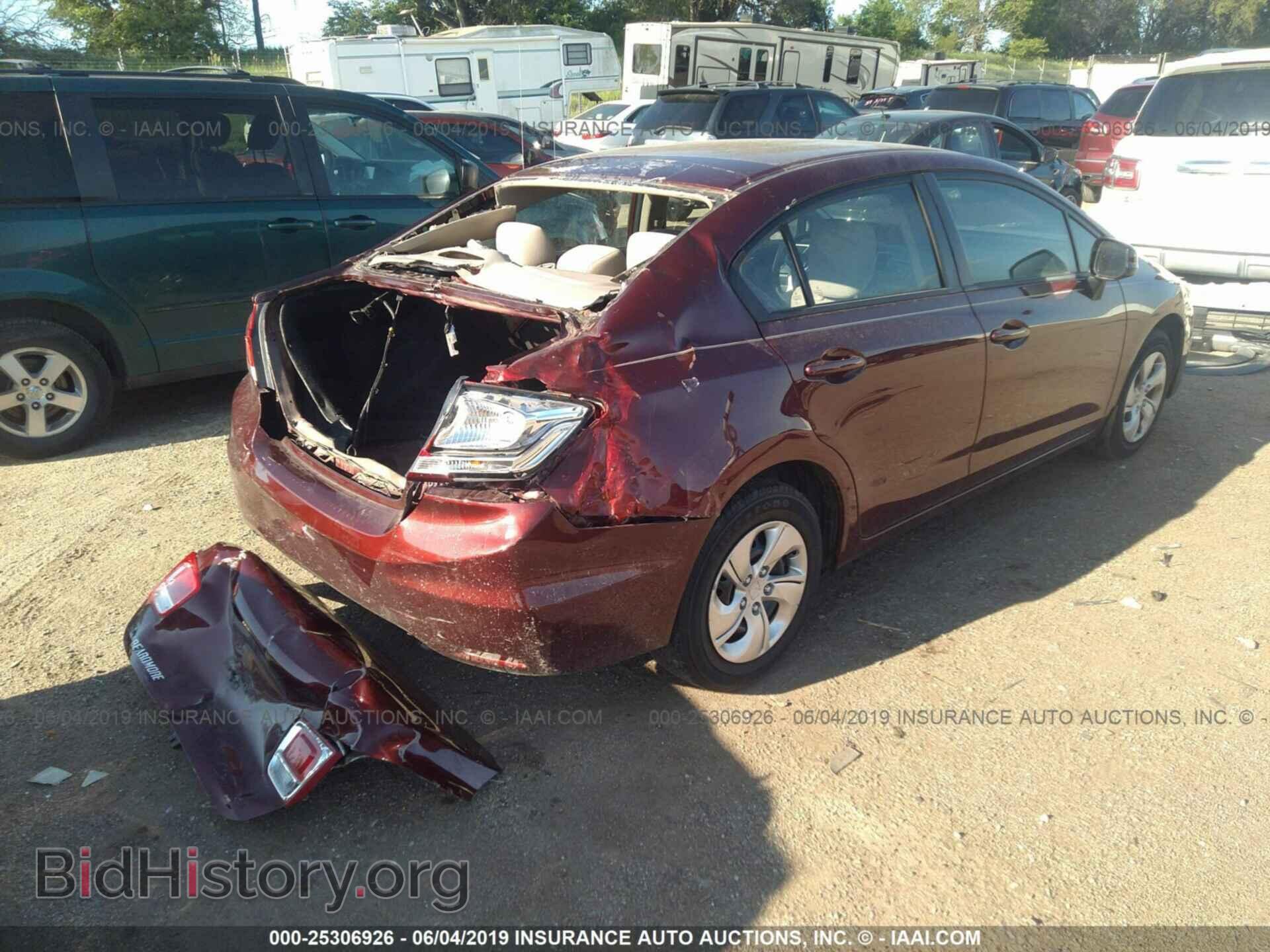 2013 HONDA CIVIC - VIN: 2HGFB2F51DH570854 - Фото 4