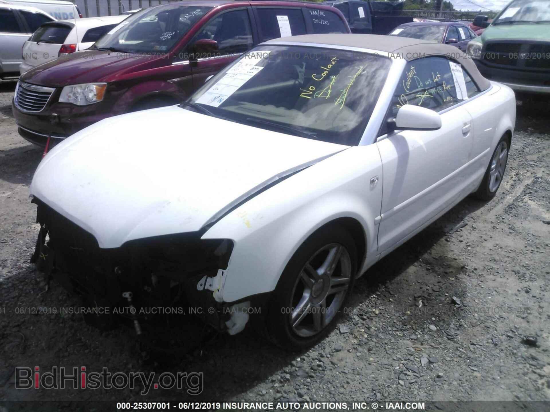 2007 AUDI A4 - VIN: WAUDF48H27K033420 - Фото 2