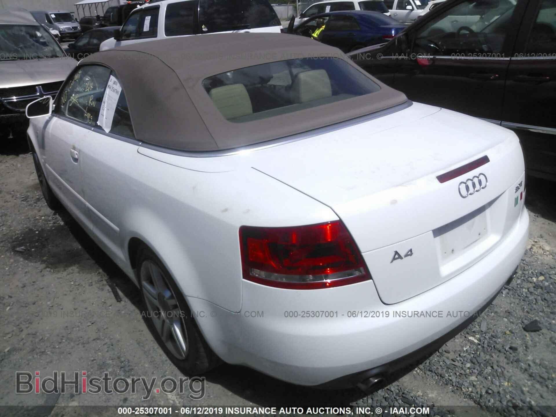 2007 AUDI A4 - VIN: WAUDF48H27K033420 - Фото 3