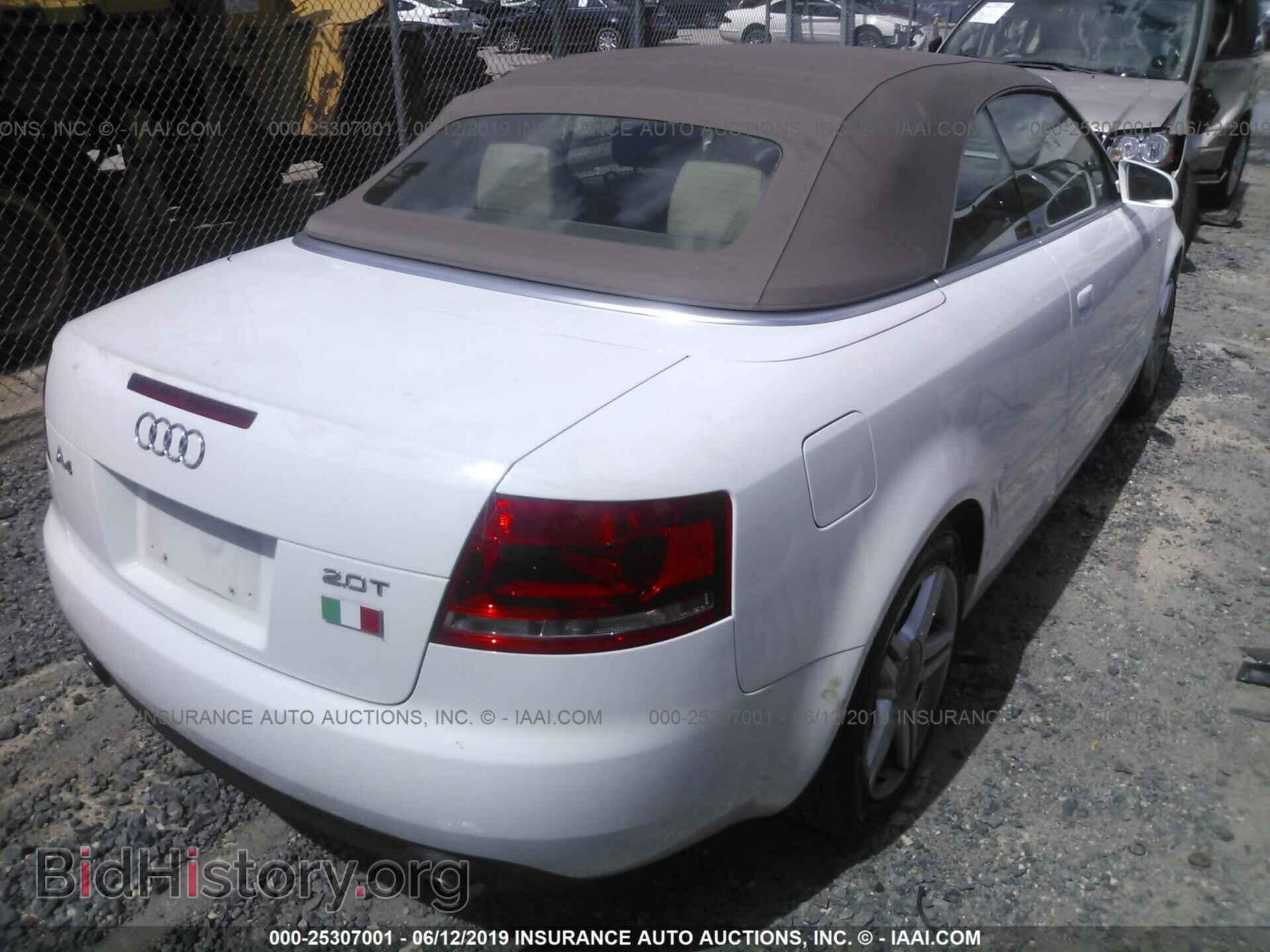 2007 AUDI A4 - VIN: WAUDF48H27K033420 - Фото 4